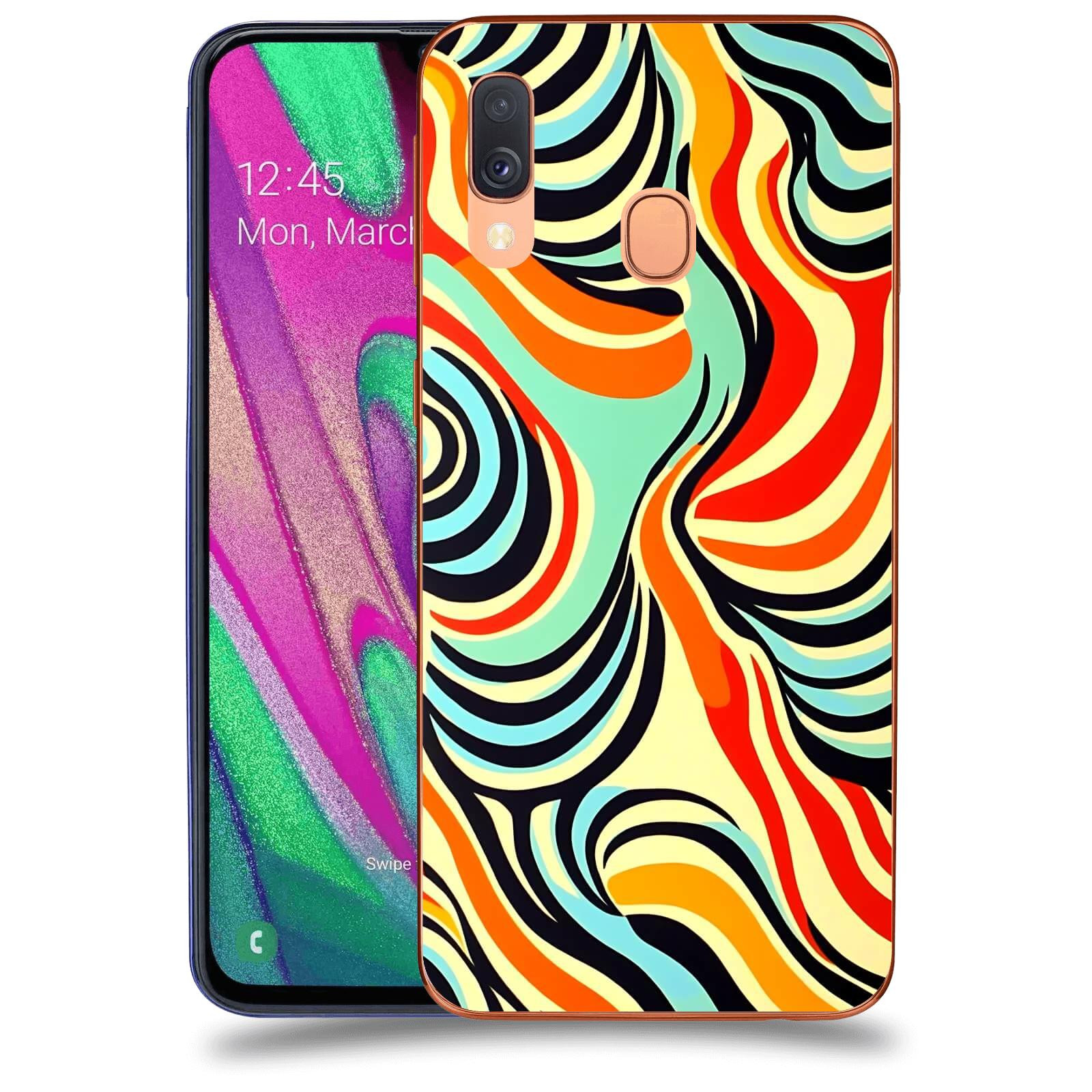 ACOVER Kryt na mobil Samsung Galaxy A40 A405F - Dynamické proudy