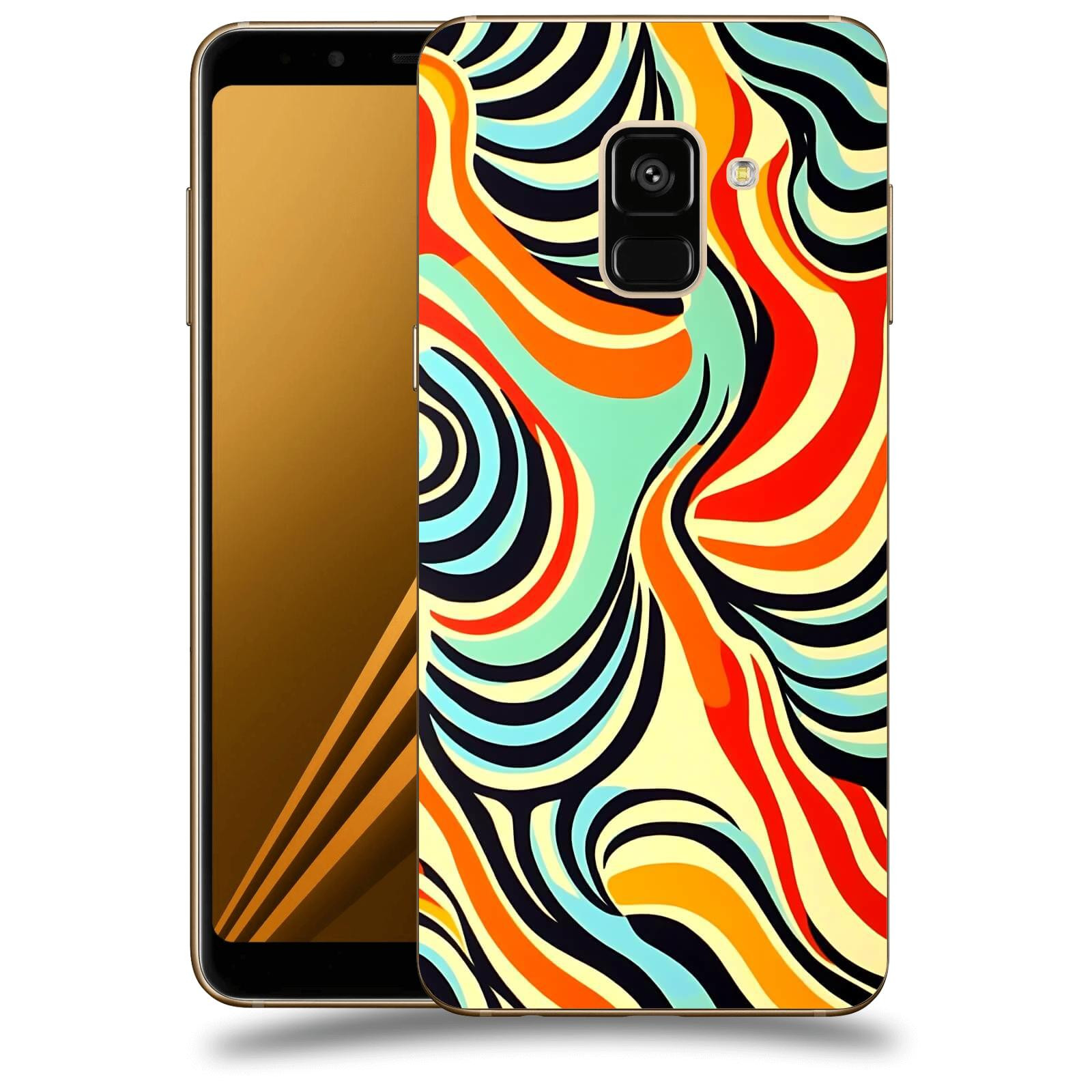 ACOVER Kryt na mobil Samsung Galaxy A8 2018 A530F - Dynamické proudy