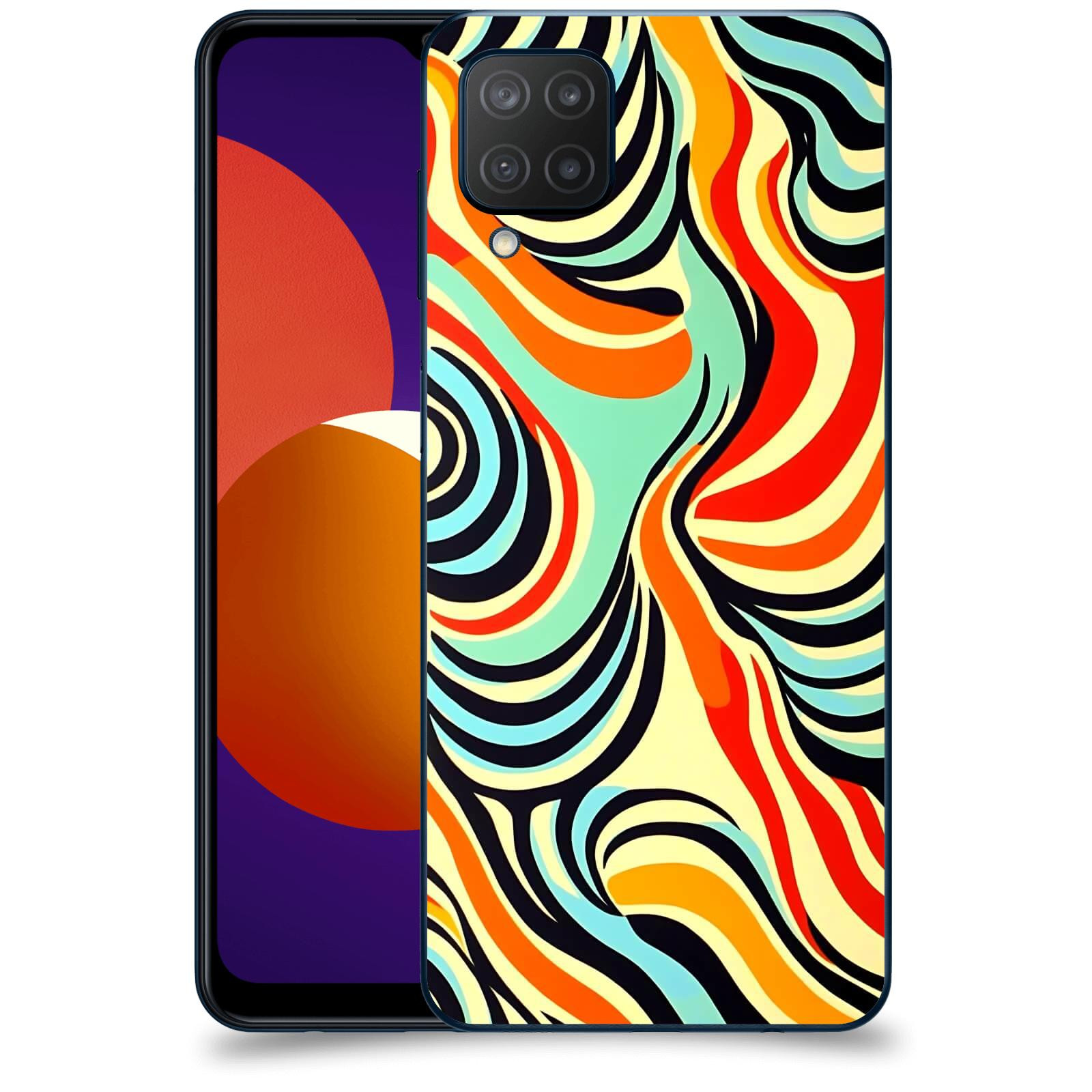 ACOVER Kryt na mobil Samsung Galaxy M12 M127F - Dynamické proudy