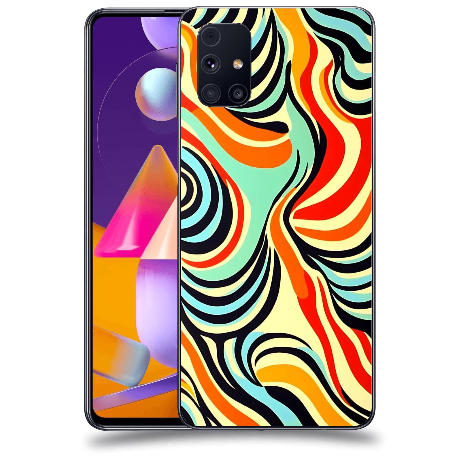 ACOVER Kryt na mobil Samsung Galaxy M31s - Dynamické proudy