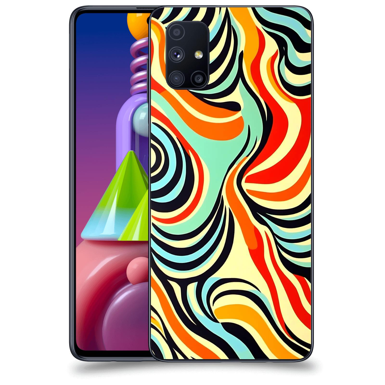 ACOVER Kryt na mobil Samsung Galaxy M51 M515F - Dynamické proudy