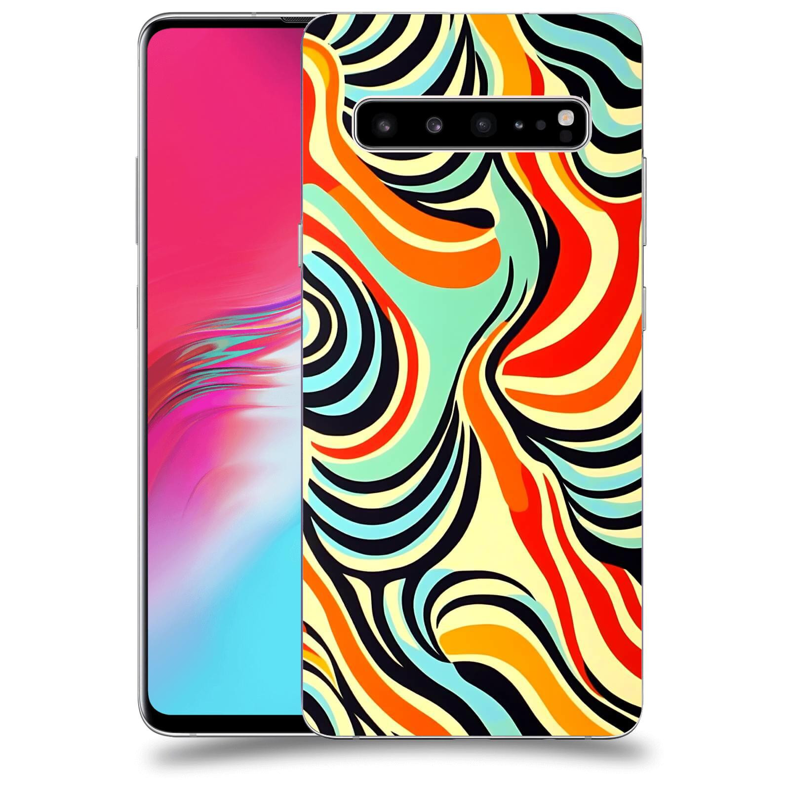 ACOVER Kryt na mobil Samsung Galaxy S10 G973 - Dynamické proudy