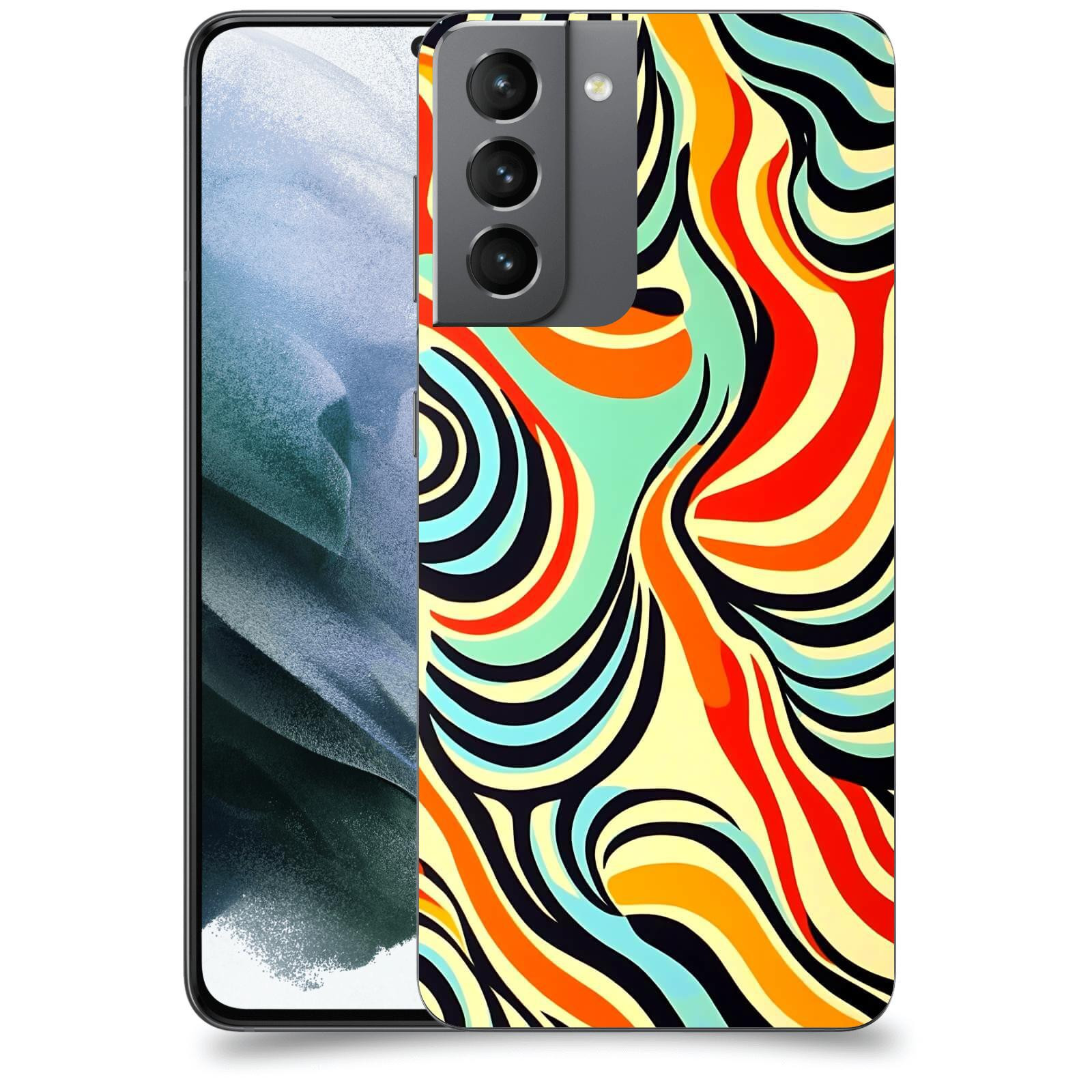 ACOVER Kryt na mobil Samsung Galaxy S21 G991B - Dynamické proudy