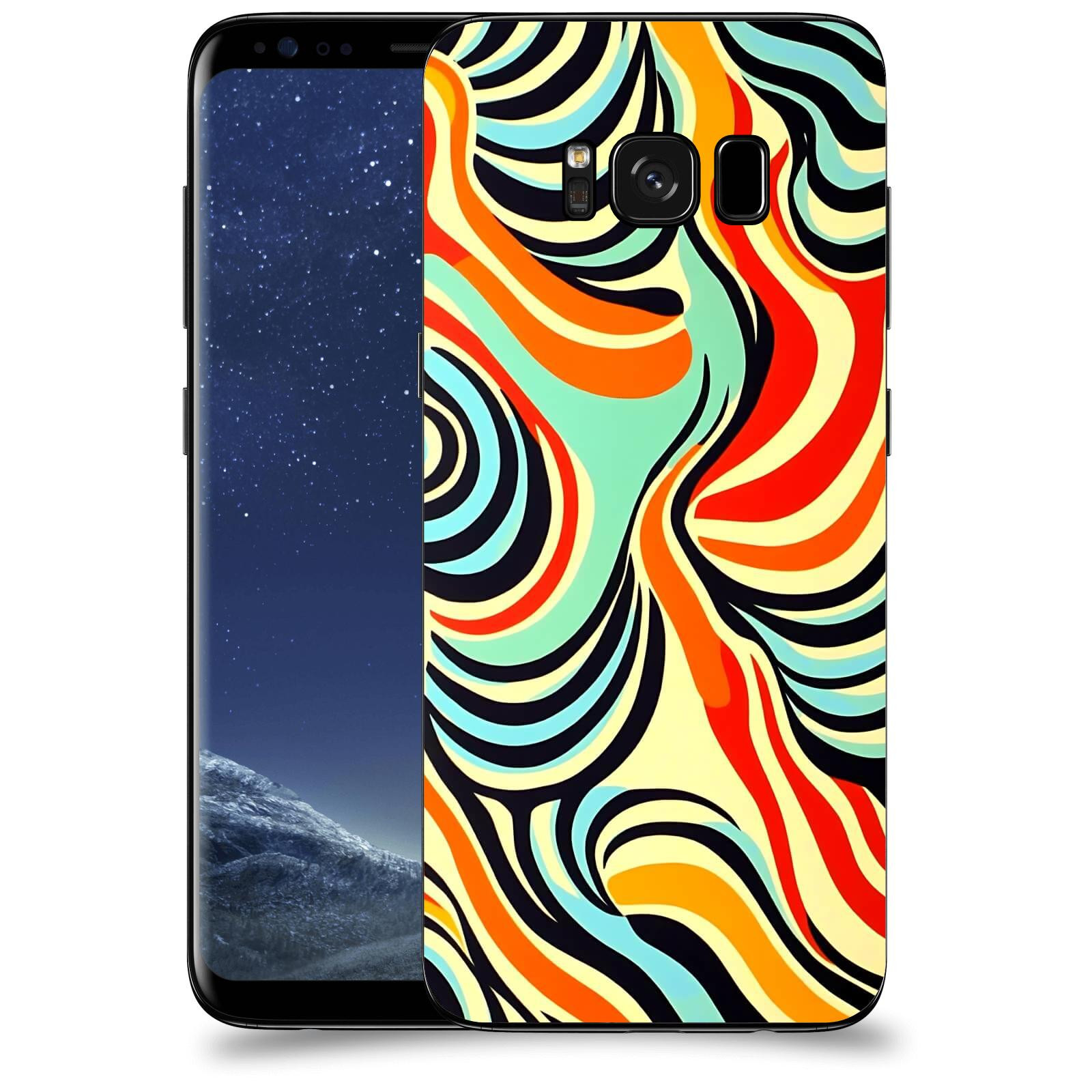 ACOVER Kryt na mobil Samsung Galaxy S8 G950F - Dynamické proudy