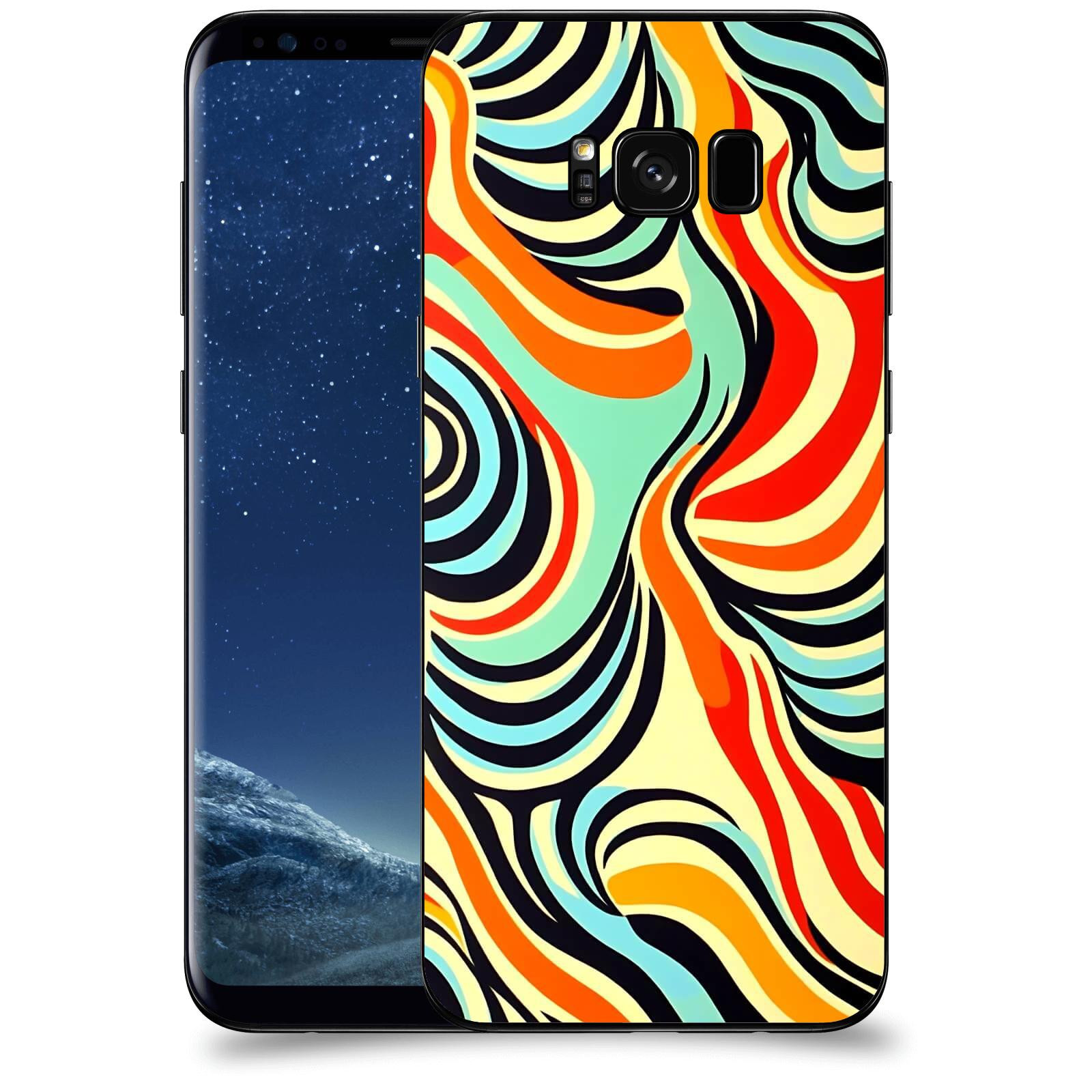 ACOVER Kryt na mobil Samsung Galaxy S8+ G955F - Dynamické proudy
