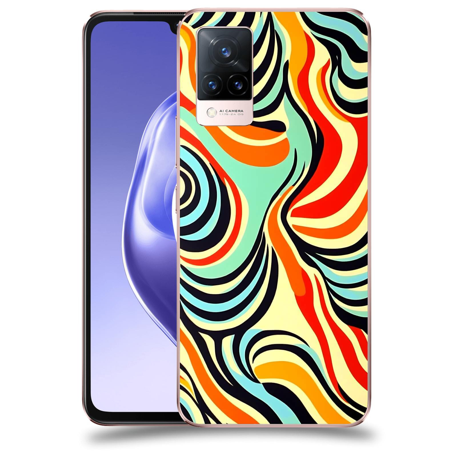 ACOVER Kryt na mobil Vivo V21 5G - Dynamické proudy
