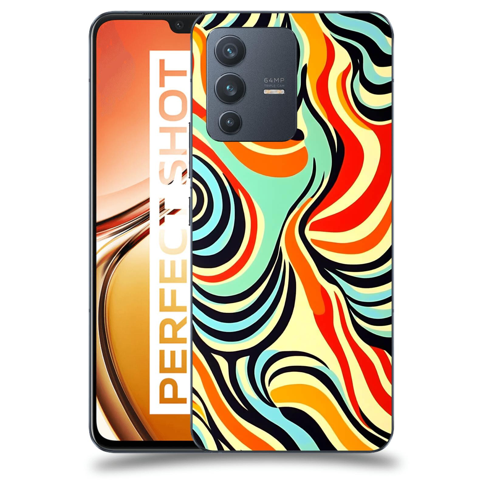ACOVER Kryt na mobil Vivo V23 5G - Dynamické proudy