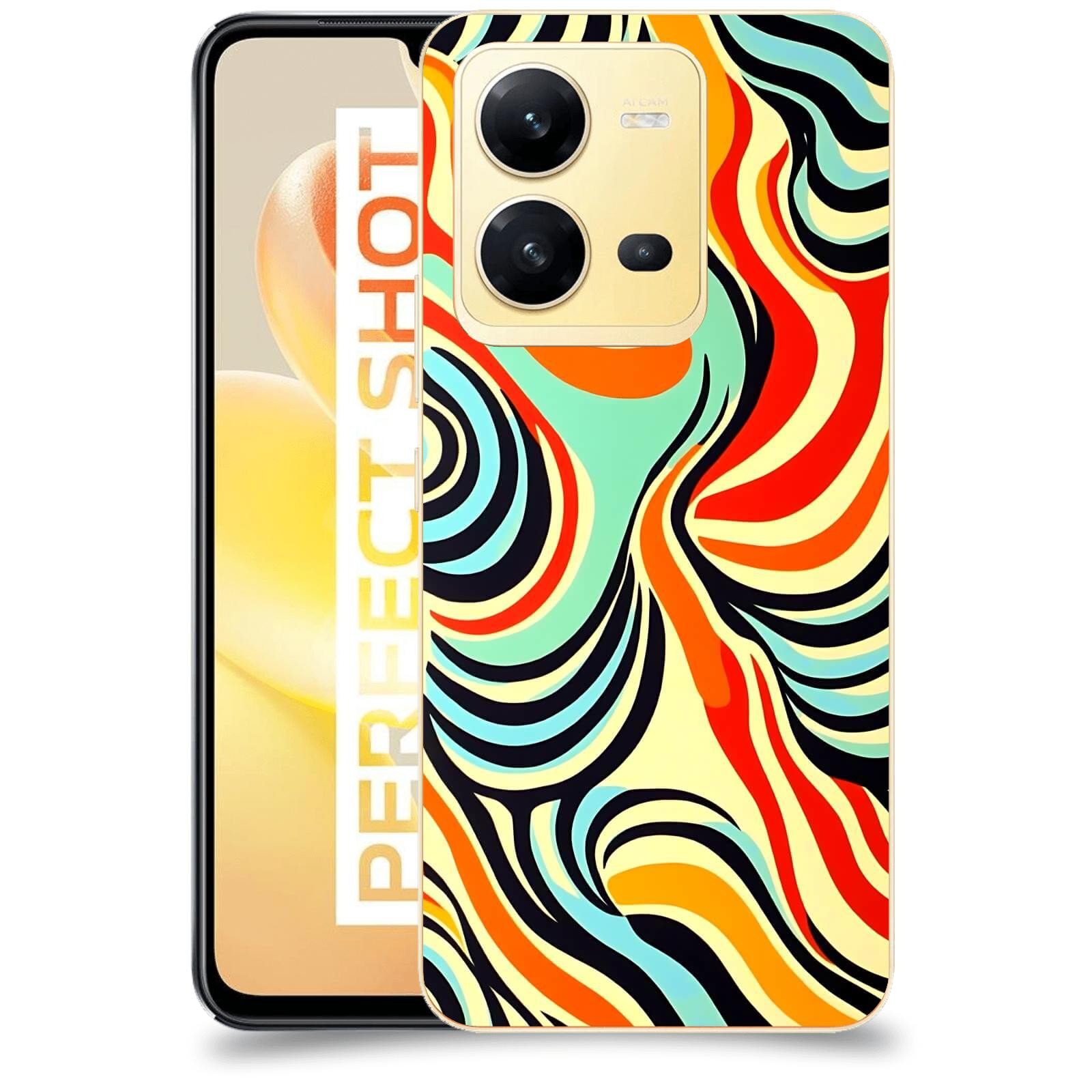 ACOVER Kryt na mobil Vivo X80 Lite - Dynamické proudy