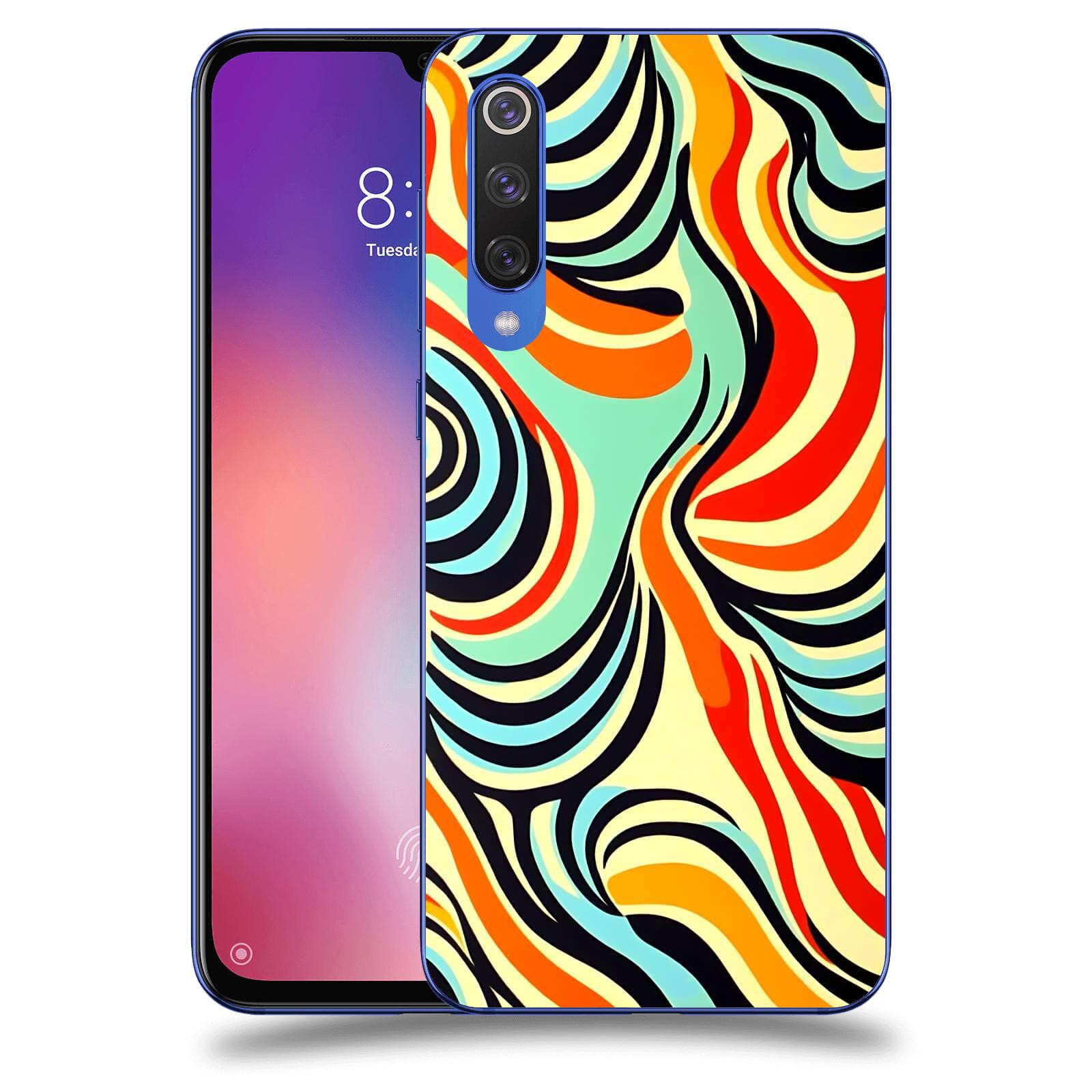 ACOVER Kryt na mobil Xiaomi Mi 9 SE - Dynamické proudy