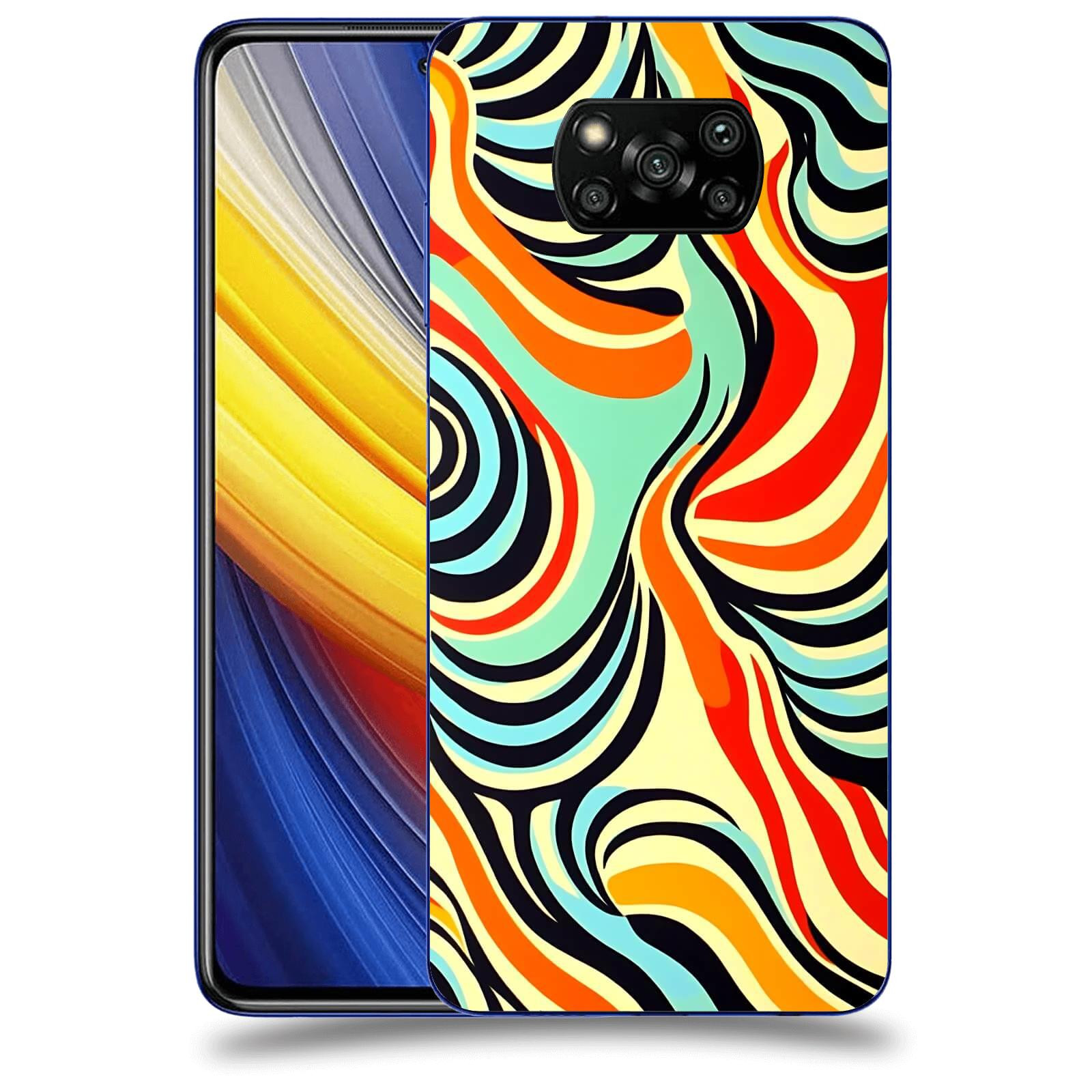 ACOVER Kryt na mobil Xiaomi Poco X3 Pro - Dynamické proudy