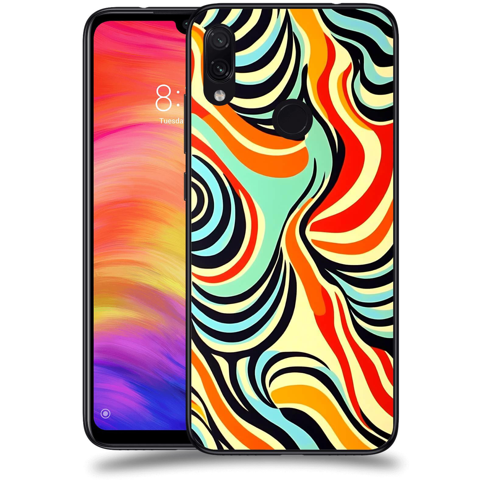 ACOVER Kryt na mobil Xiaomi Redmi Note 7 - Dynamické proudy