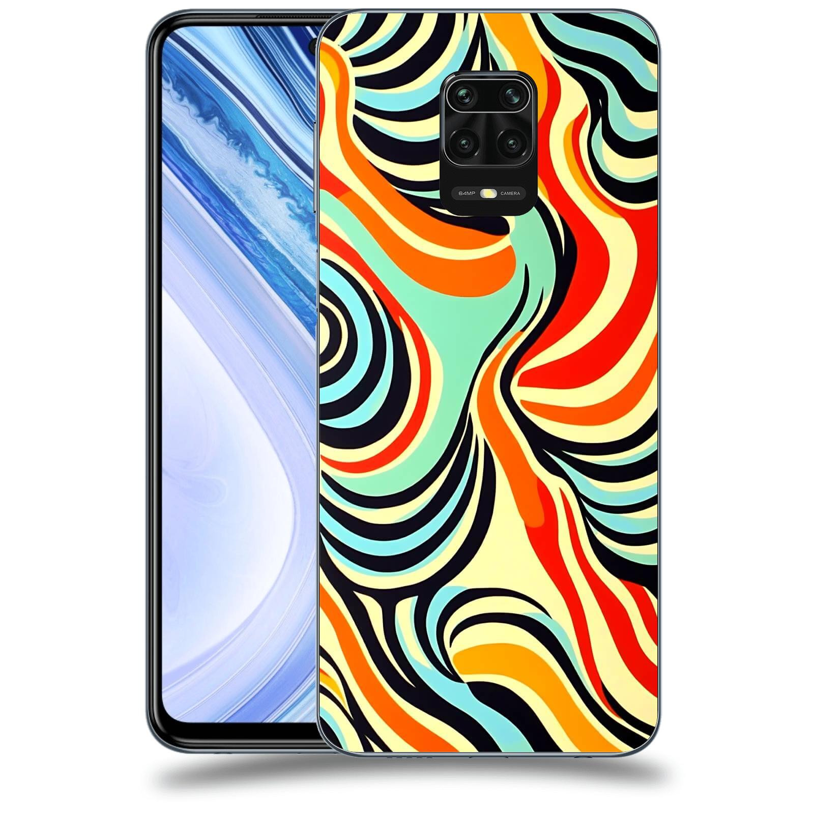 ACOVER Kryt na mobil Xiaomi Redmi Note 9 Pro - Dynamické proudy