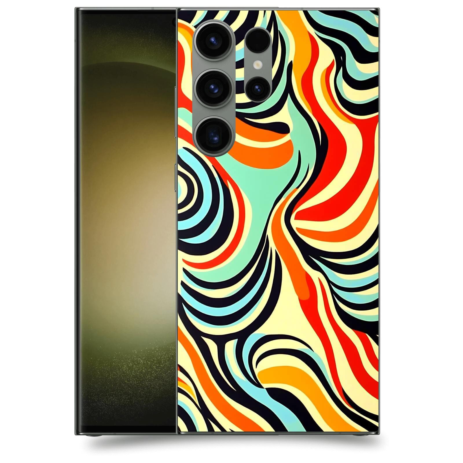 ACOVER Kryt na mobil Samsung Galaxy S23 Ultra 5G - Dynamické proudy