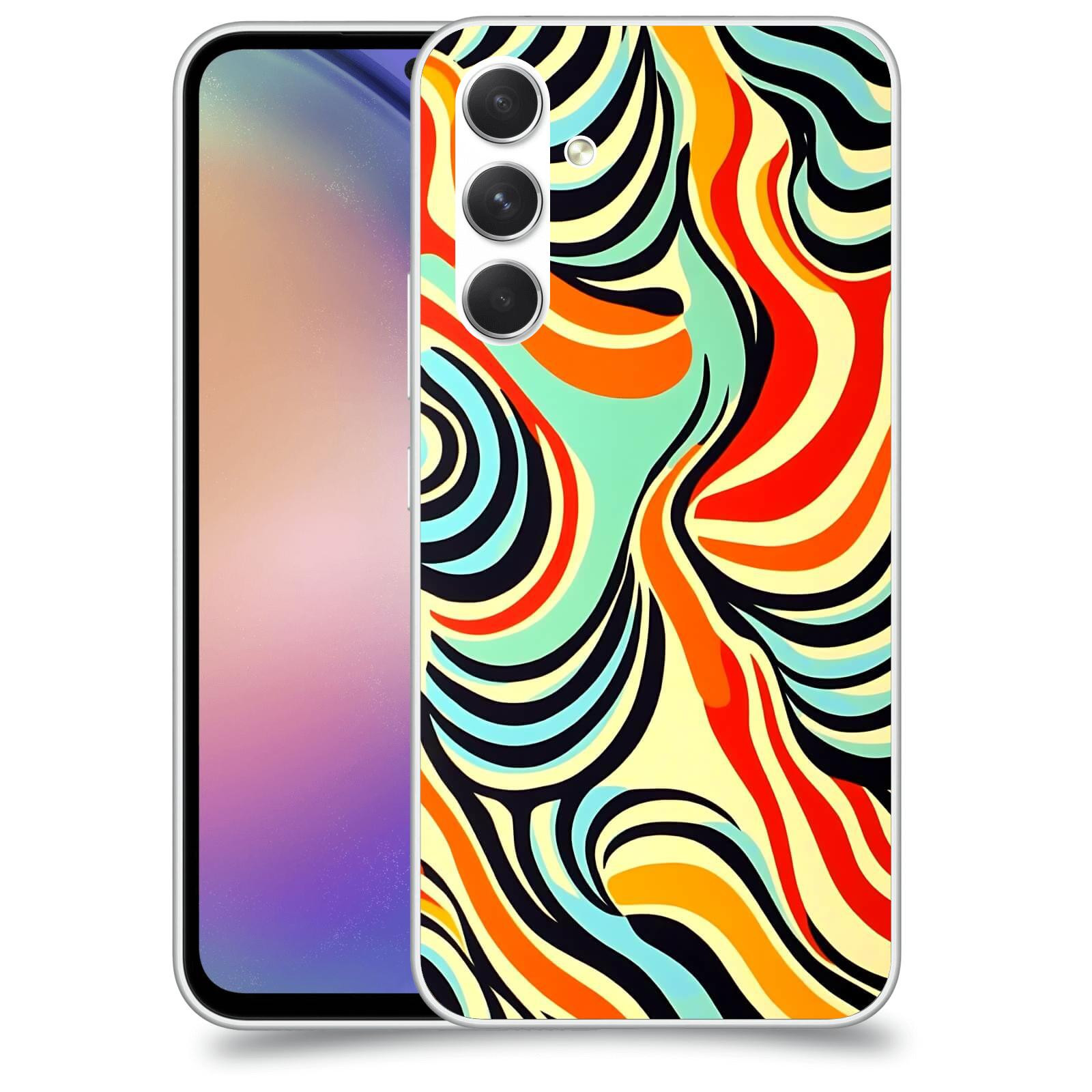 ACOVER Kryt na mobil Samsung Galaxy M54 5G - Dynamické proudy
