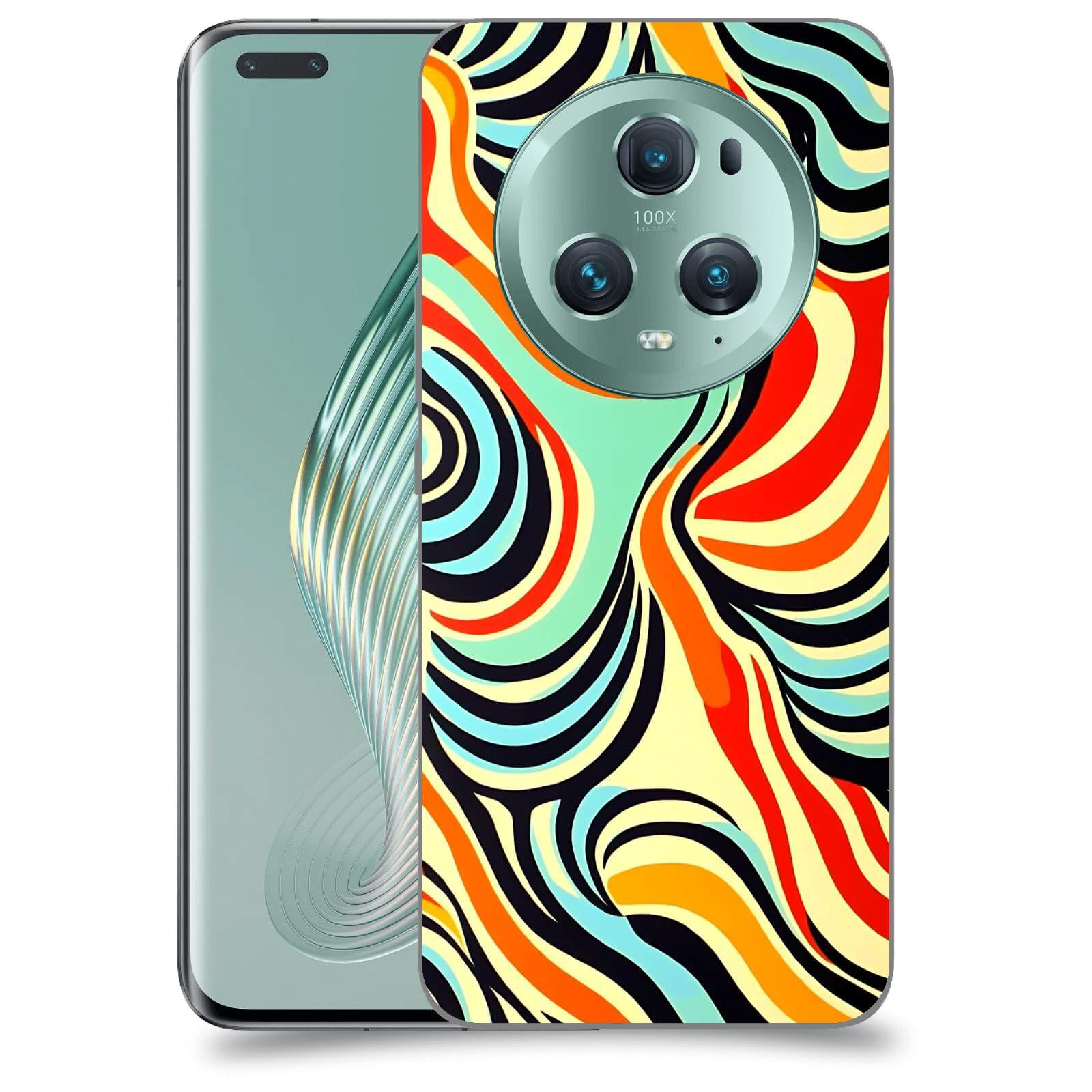 ACOVER Kryt na mobil Honor Magic5 Pro - Dynamické proudy