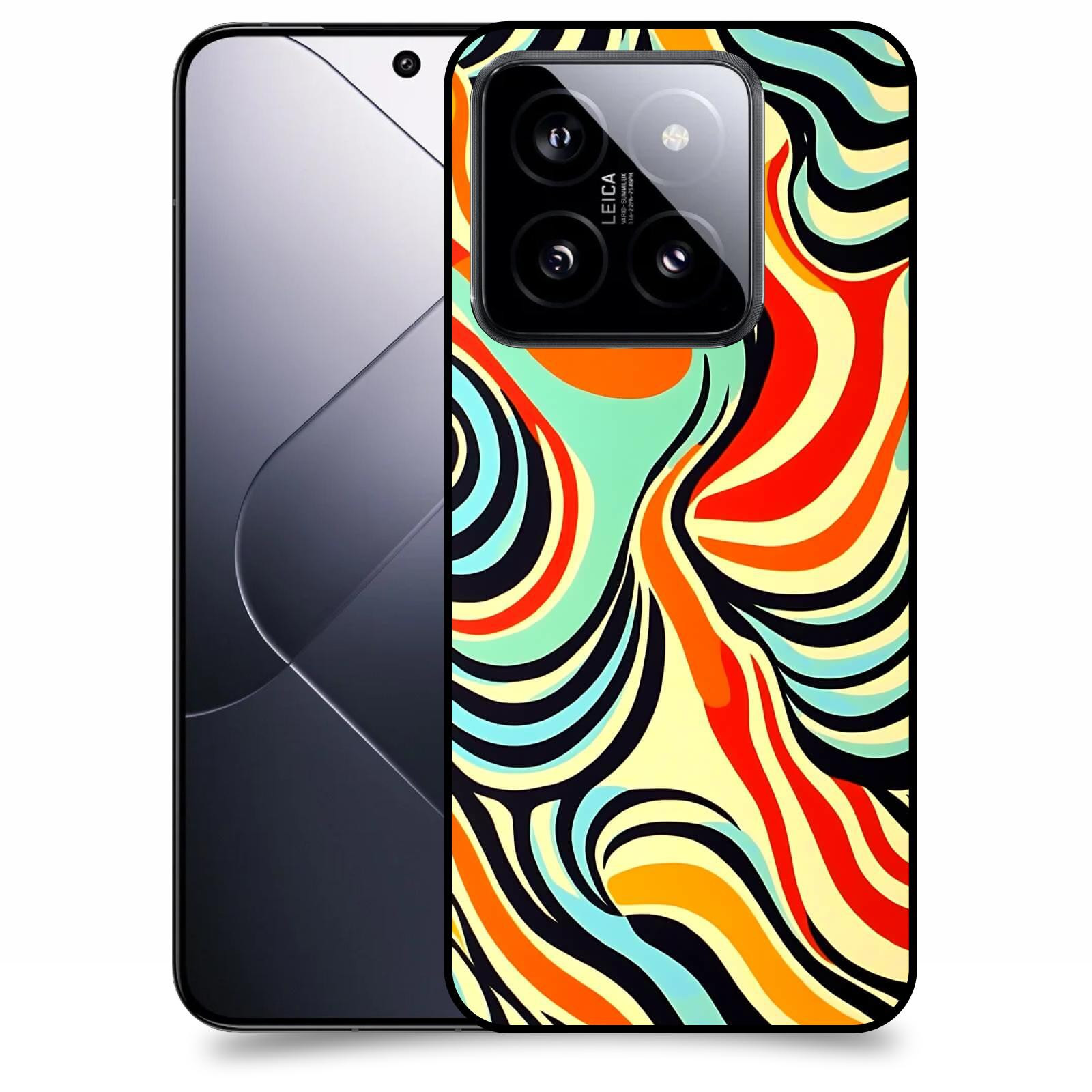 ACOVER Kryt na mobil Xiaomi 14 - Dynamické proudy