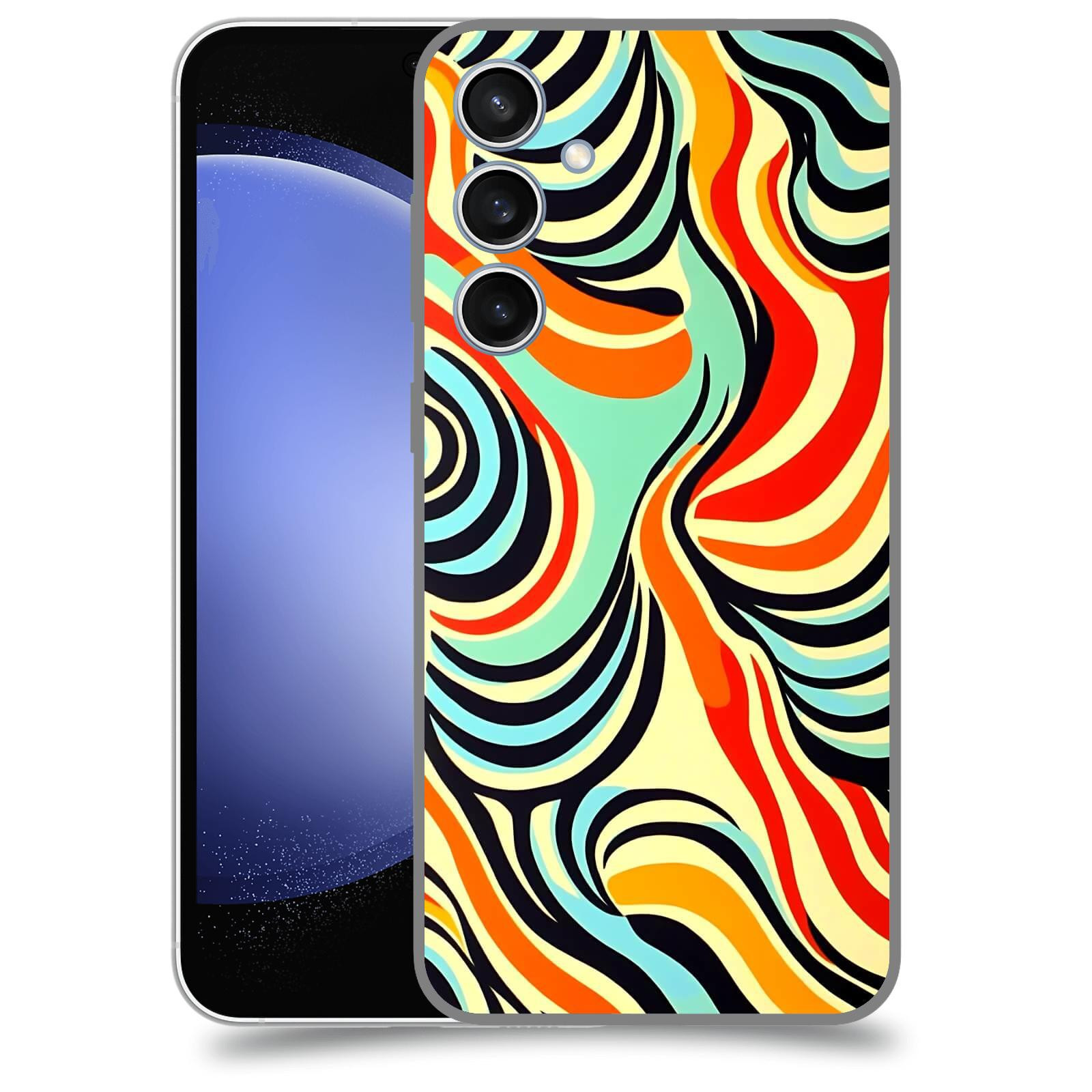 ACOVER Kryt na mobil Samsung Galaxy S23 FE - Dynamické proudy