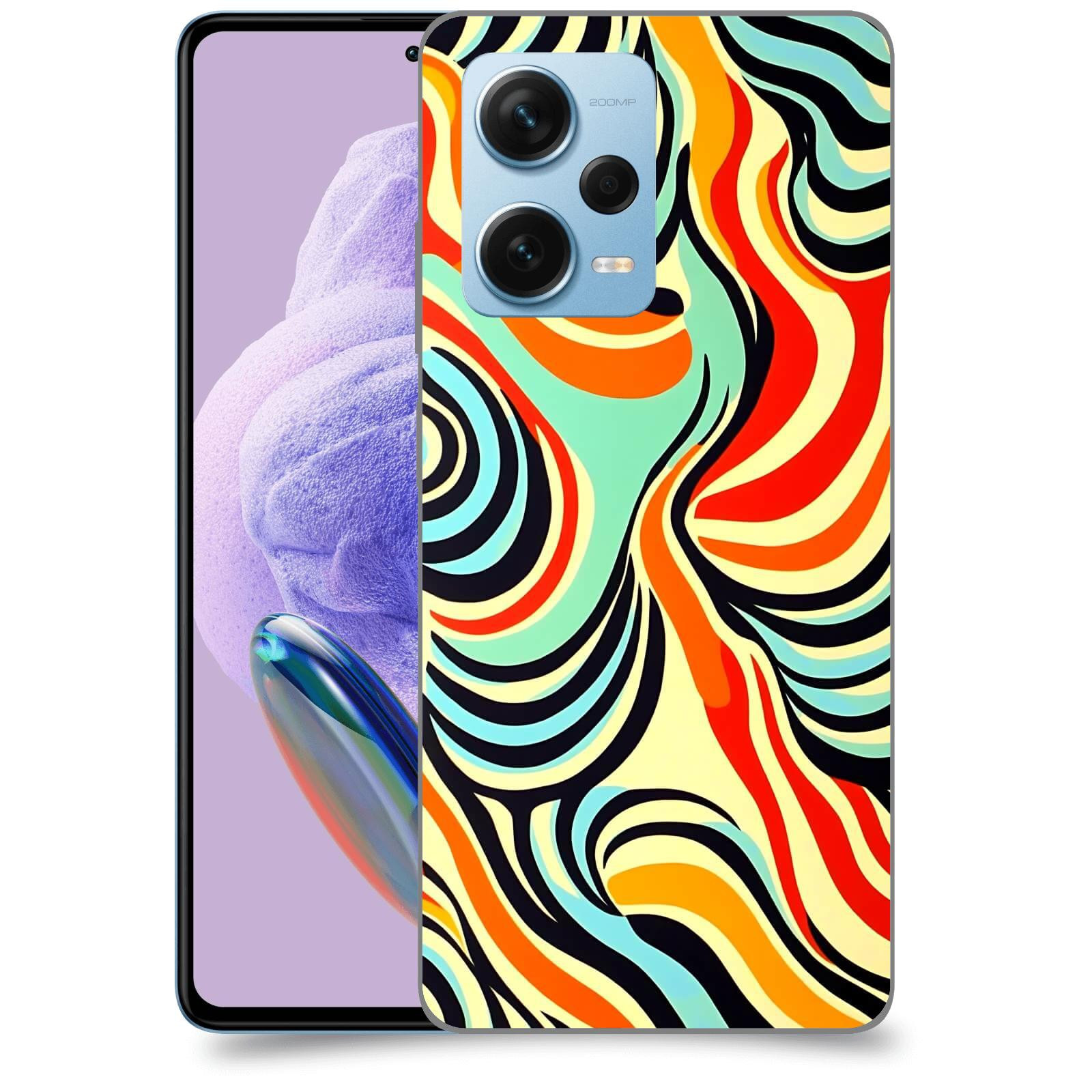 ACOVER Kryt na mobil Xiaomi Redmi Note 12 Pro+ 5G - Dynamické proudy