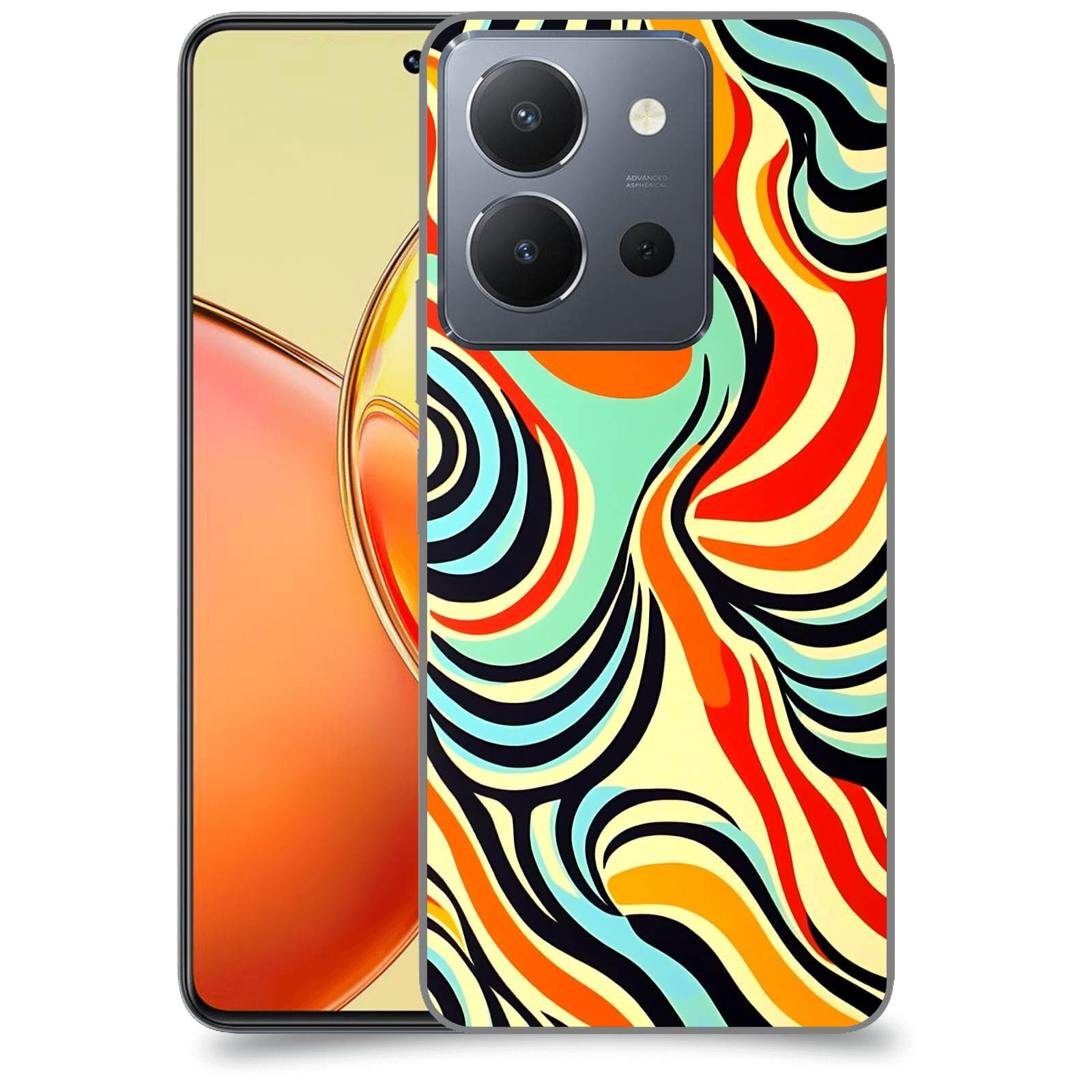 ACOVER Kryt na mobil Vivo Y36 - Dynamické proudy