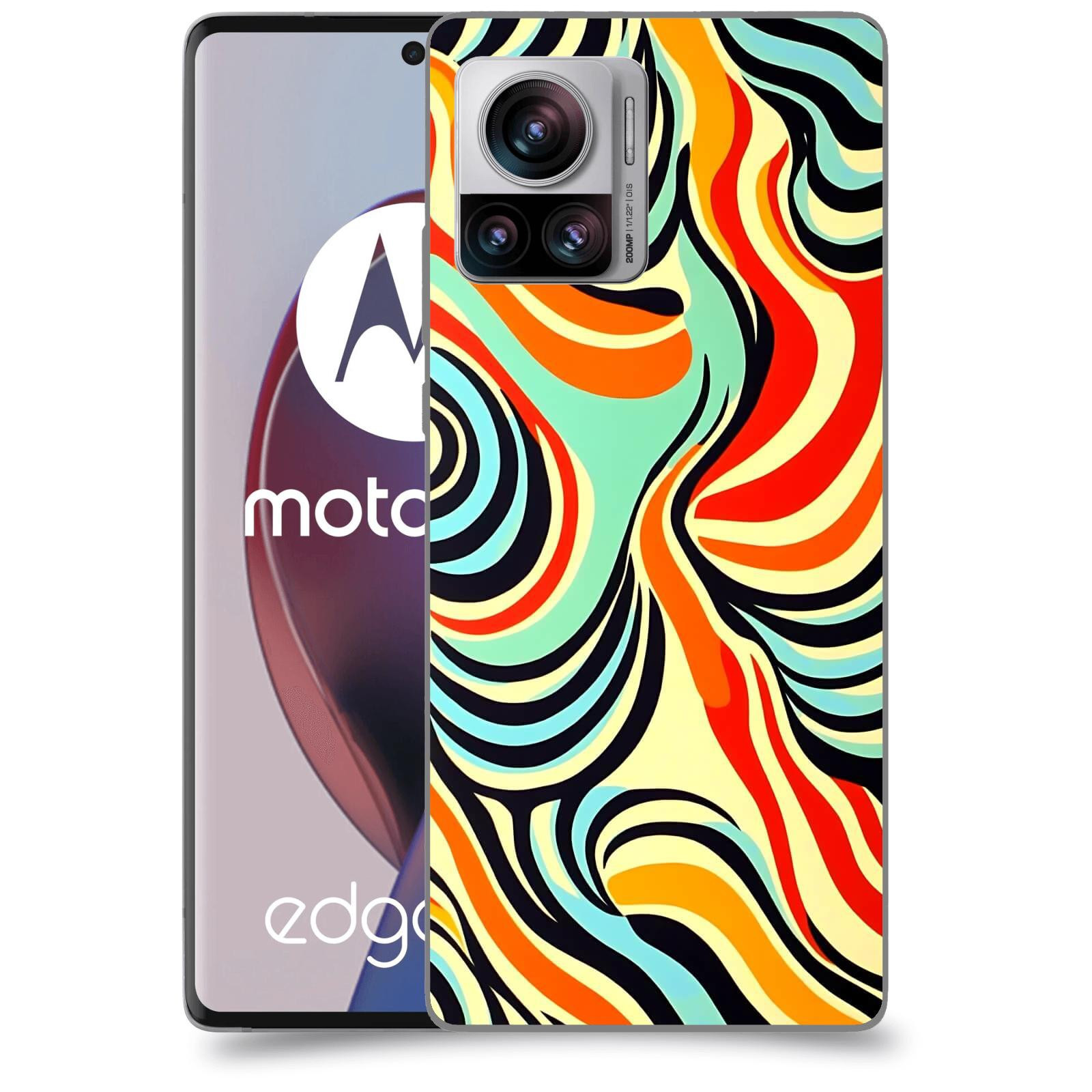 ACOVER Kryt na mobil Motorola Edge 30 Ultra - Dynamické proudy