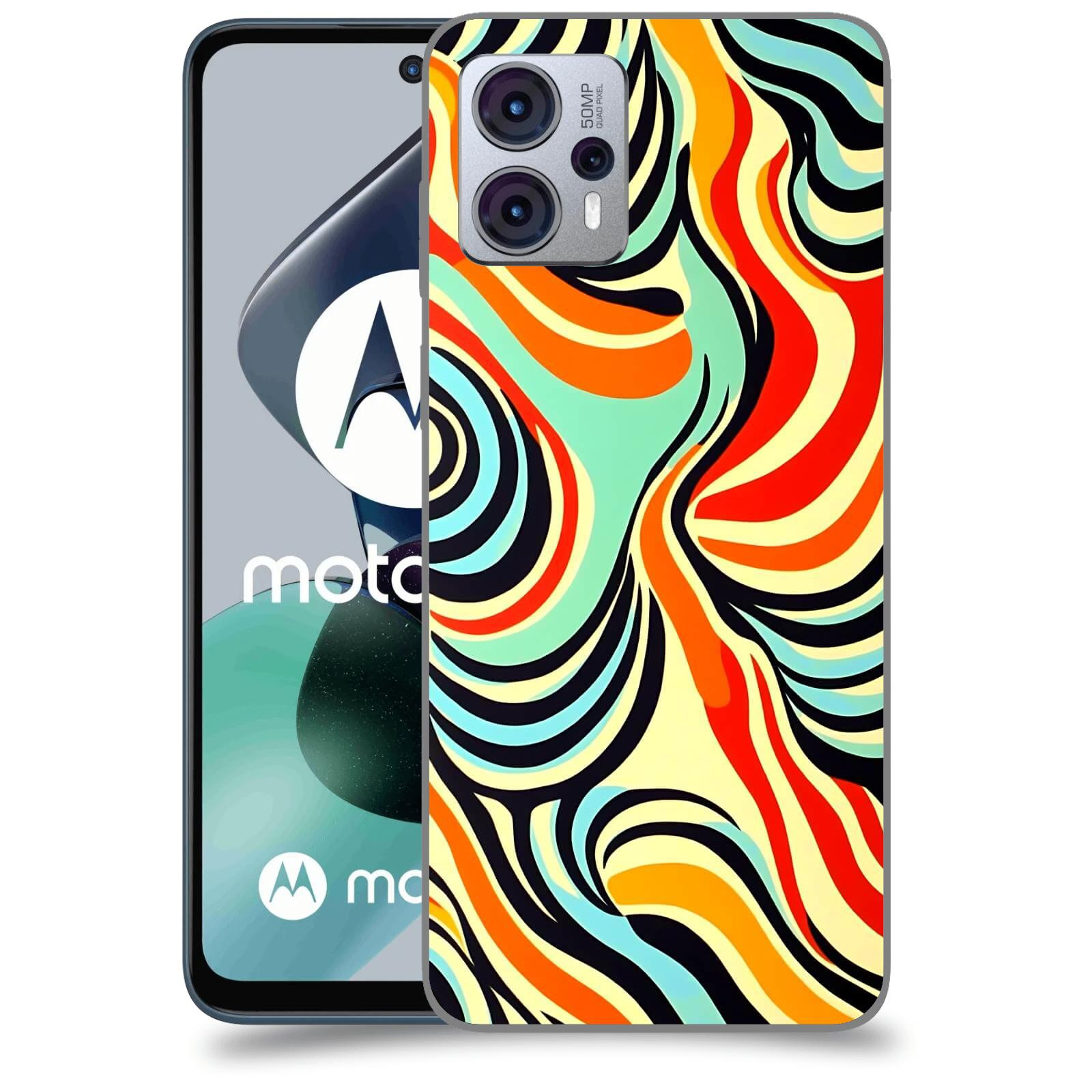 ACOVER Kryt na mobil Motorola Moto G23 - Dynamické proudy