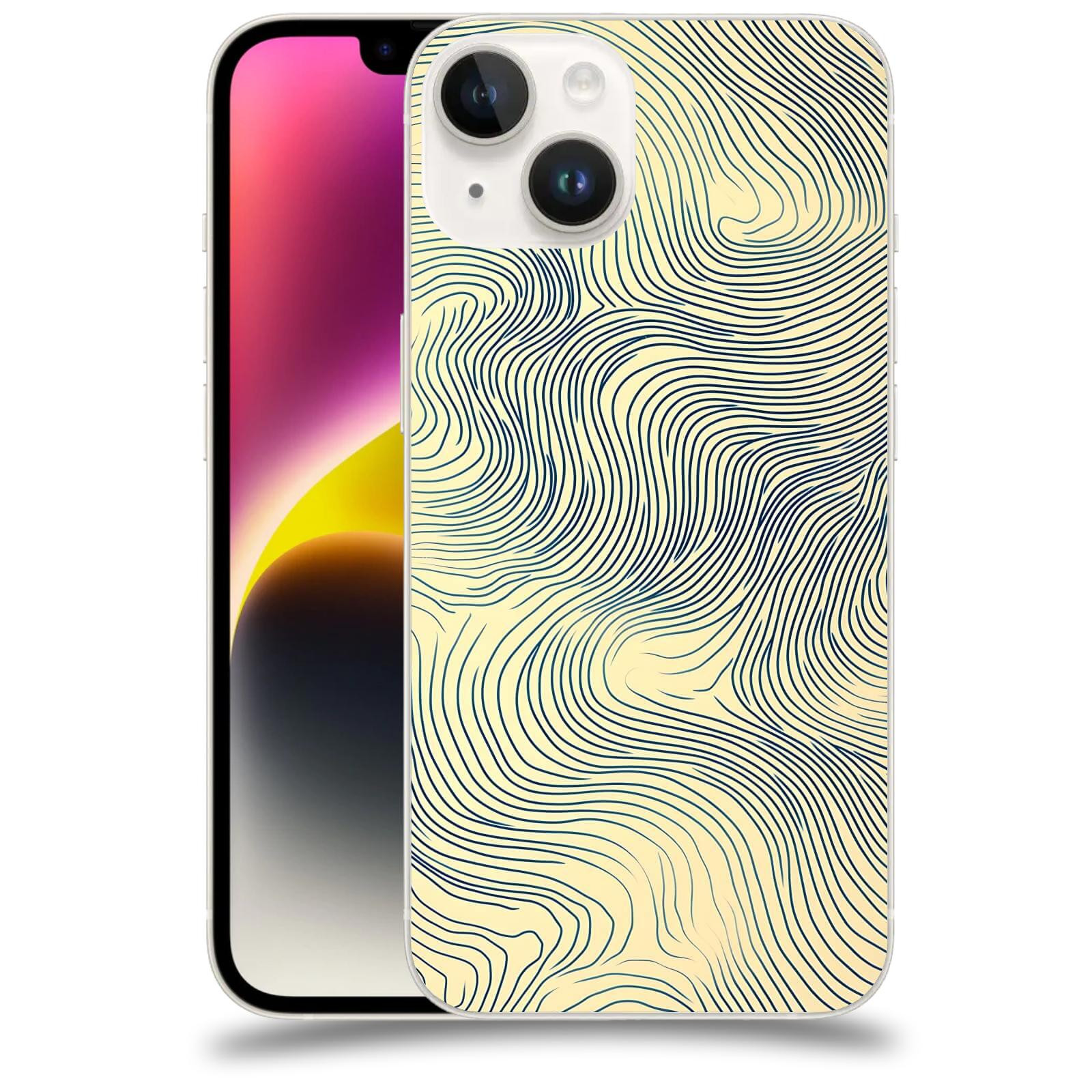 ACOVER Kryt na mobil Apple iPhone 14 - Dynamická textura