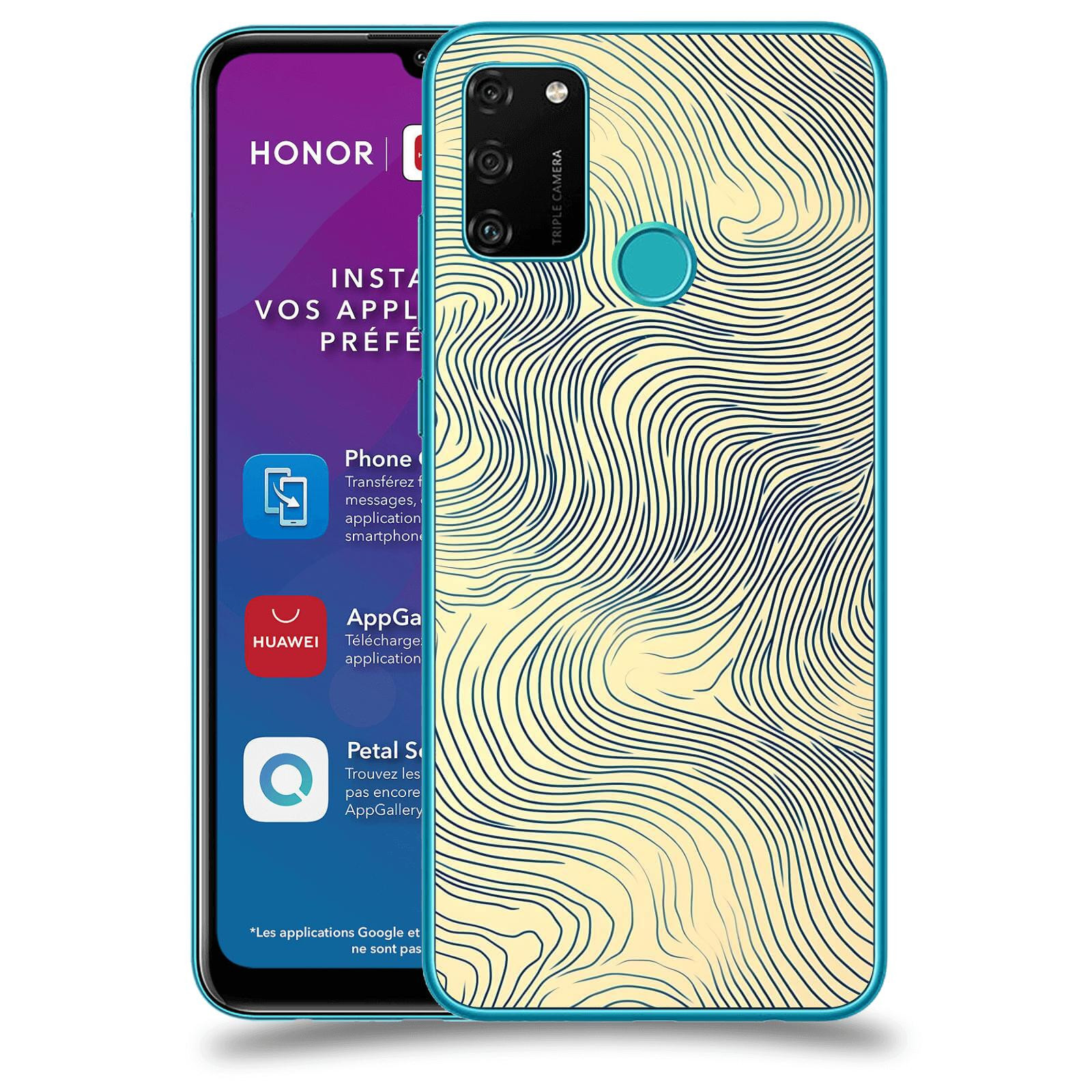 ACOVER Kryt na mobil Honor 9A - Dynamická textura