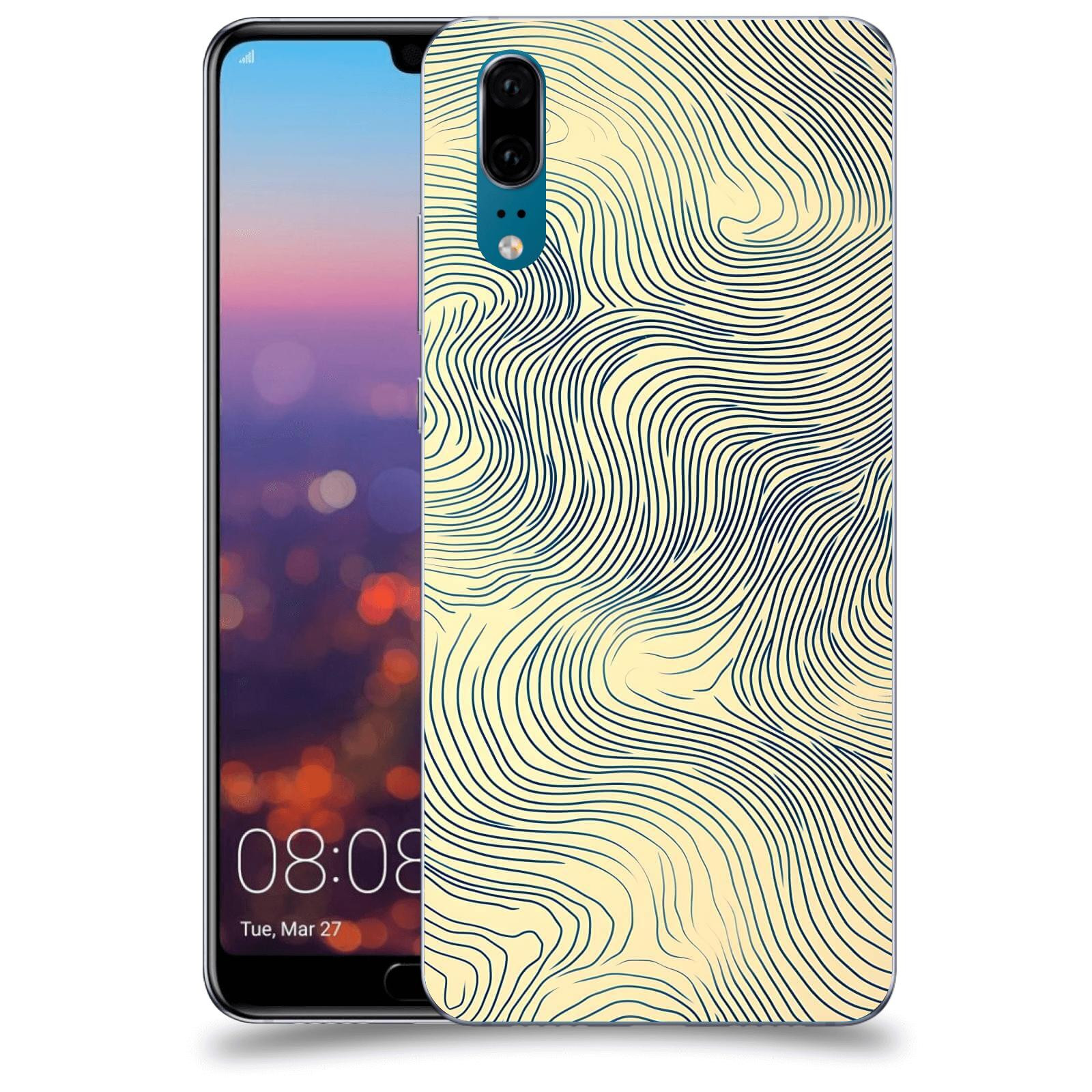 ACOVER Kryt na mobil Huawei P20 - Dynamická textura