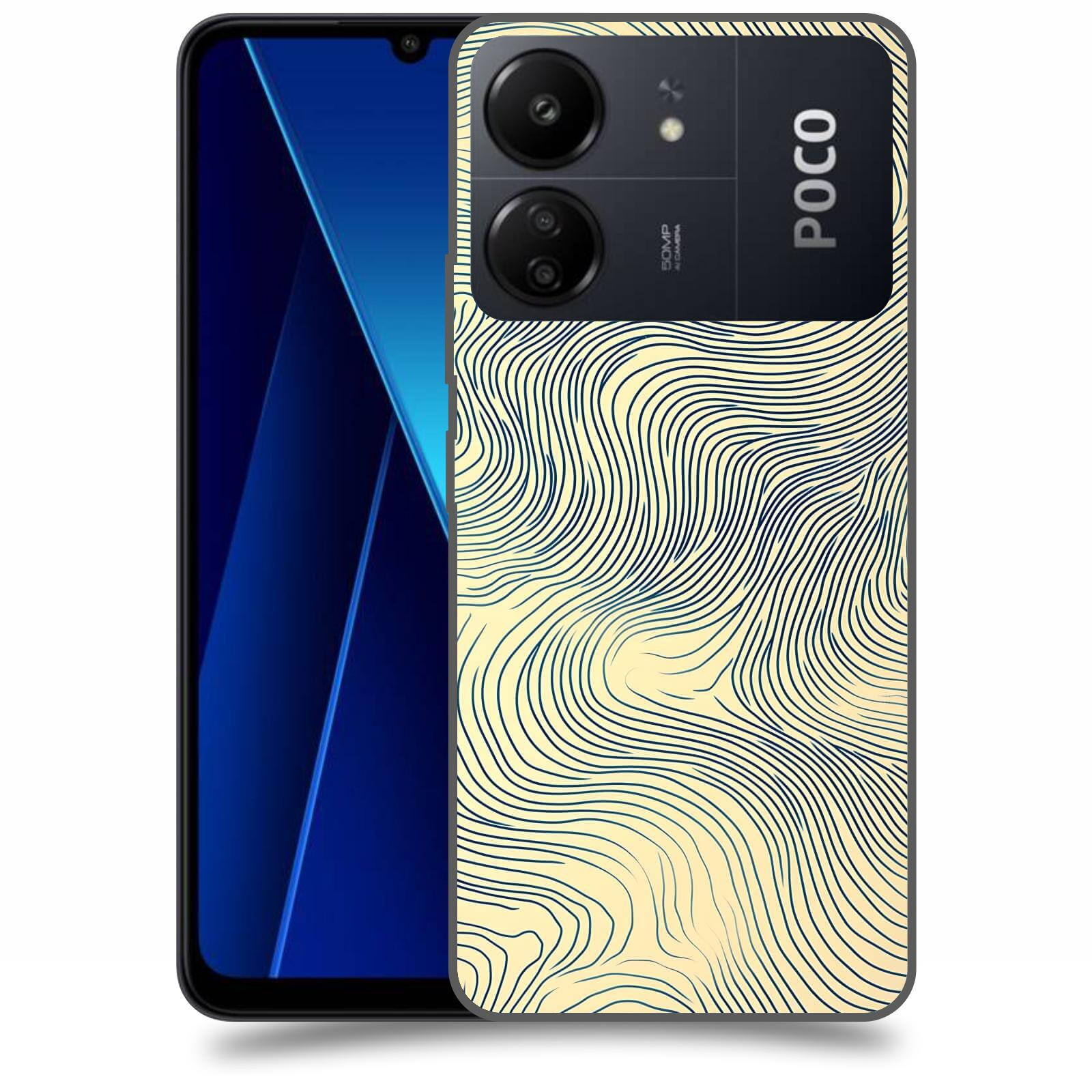 ACOVER Kryt na mobil Poco C65 - Dynamická textura