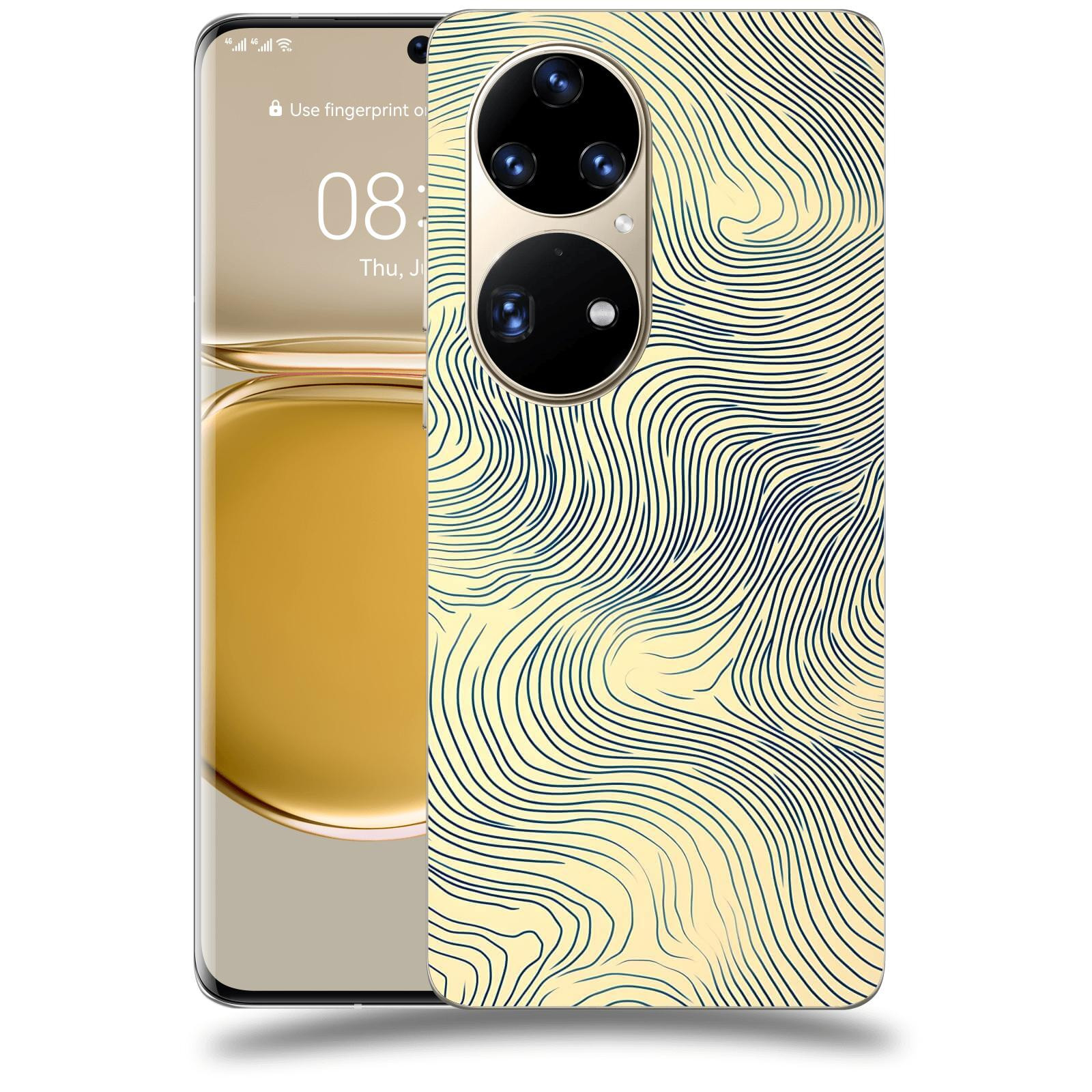 ACOVER Kryt na mobil Huawei P50 - Dynamická textura
