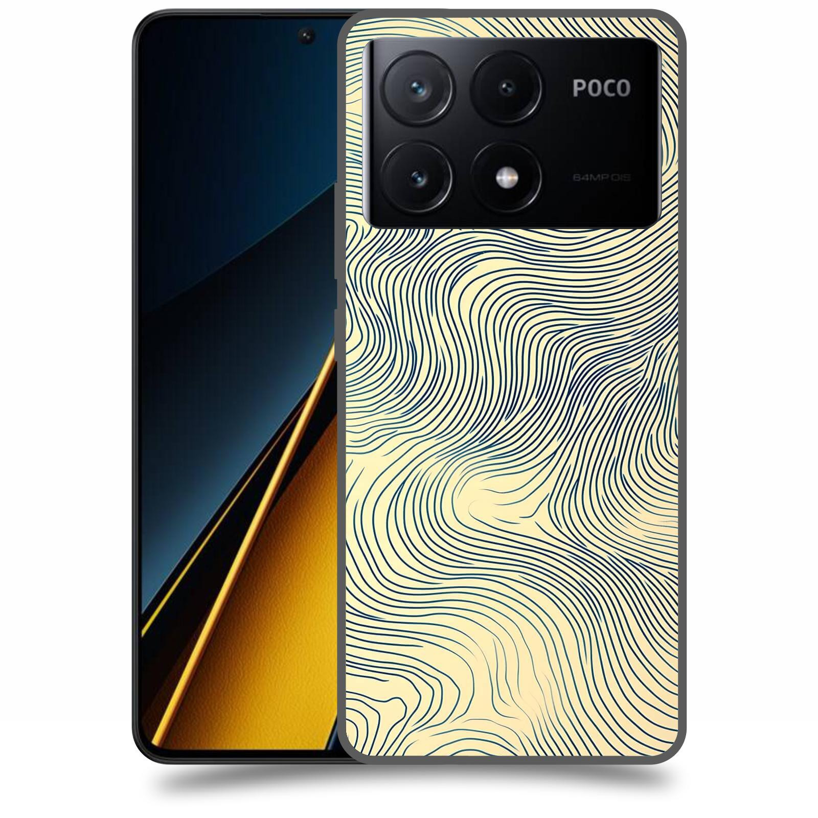 ACOVER Kryt na mobil Poco X6 Pro 5G - Dynamická textura