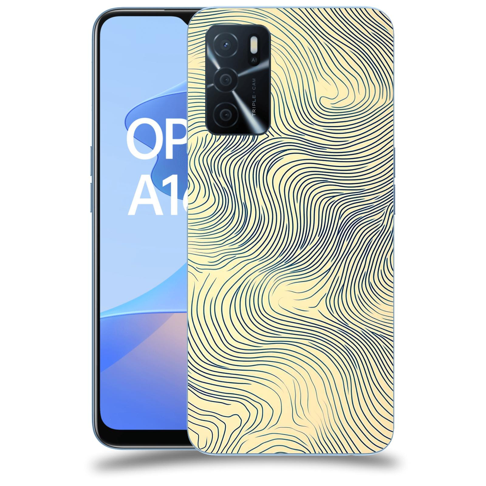 ACOVER Kryt na mobil OPPO A16s - Dynamická textura