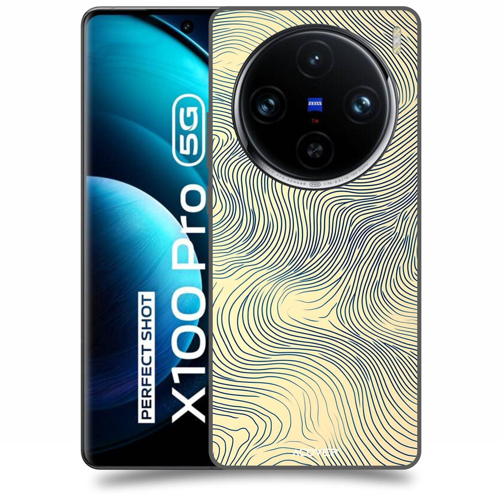 ACOVER Kryt na mobil Vivo X100 Pro - Dynamická textura