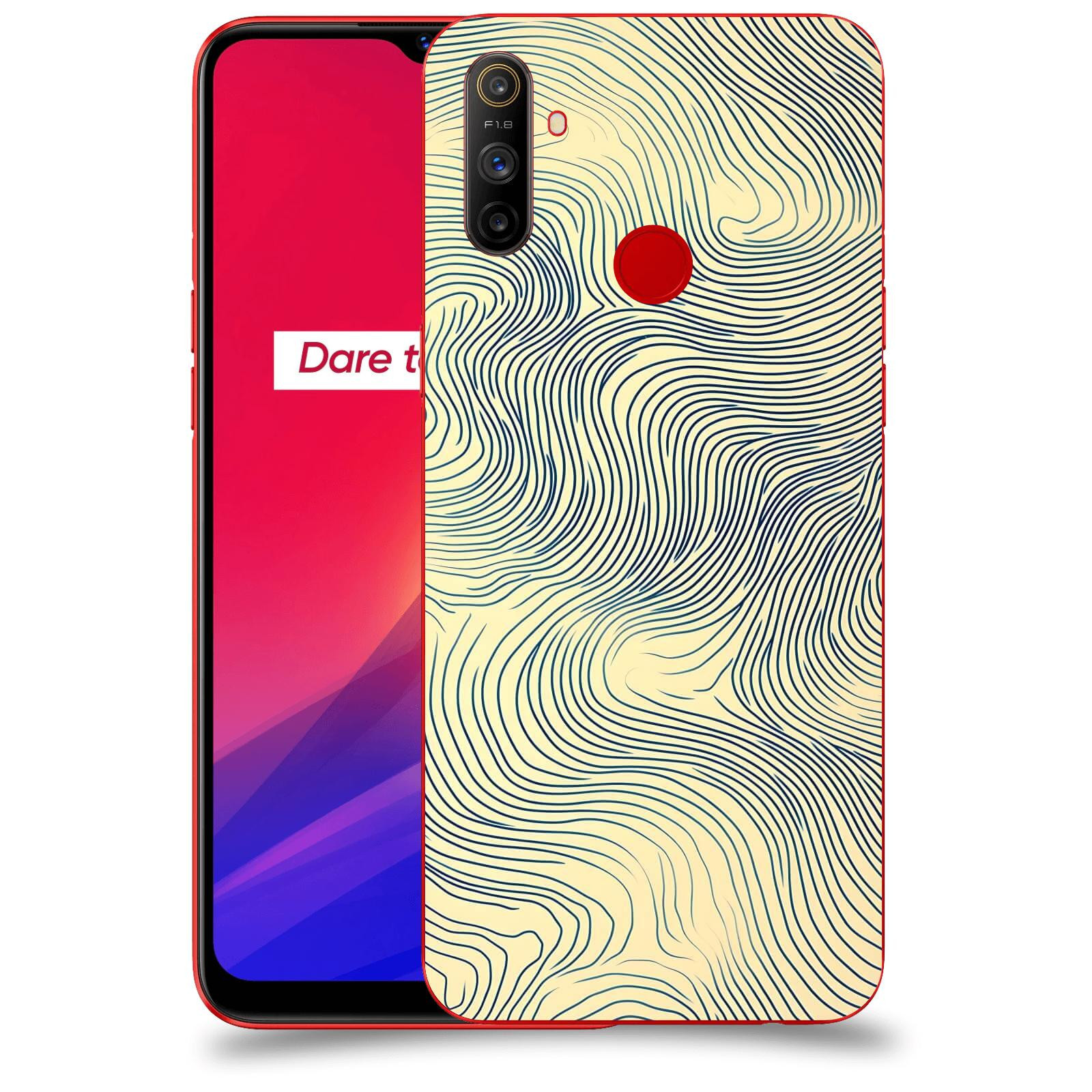 ACOVER Kryt na mobil Realme C3 - Dynamická textura
