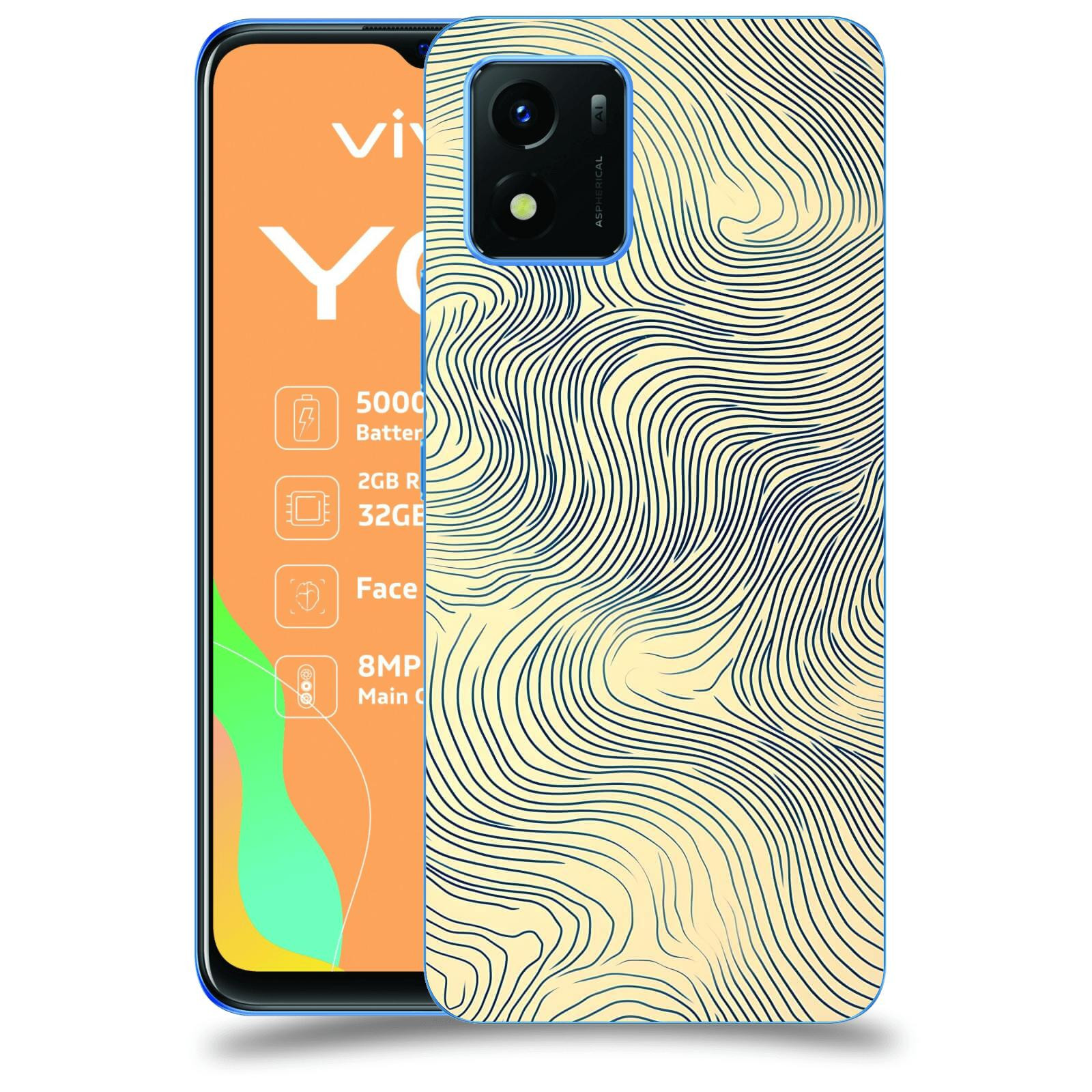 ACOVER Kryt na mobil Vivo Y01 - Dynamická textura