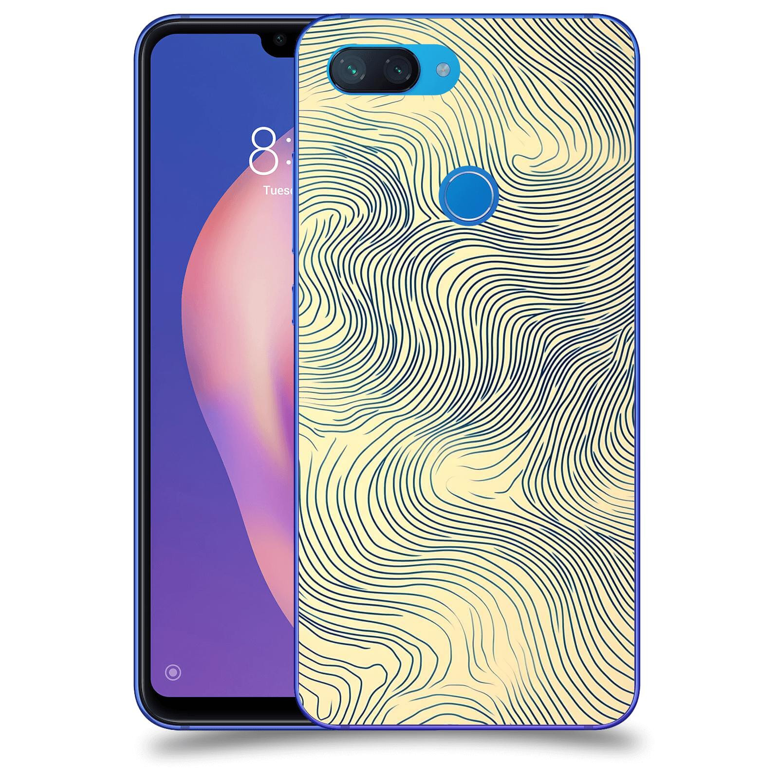 ACOVER Kryt na mobil Xiaomi Mi 8 Lite - Dynamická textura