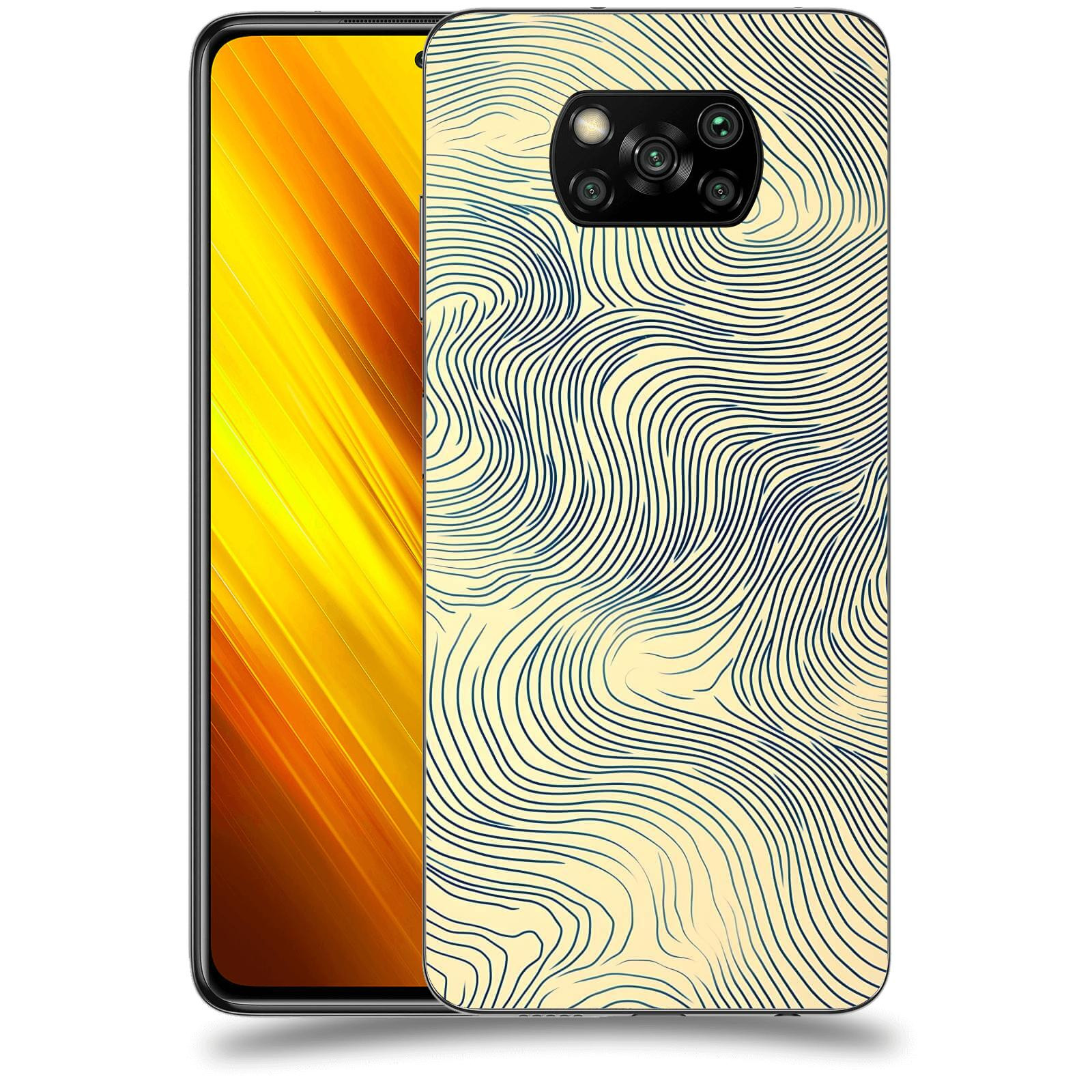 ACOVER Kryt na mobil Xiaomi Poco X3 - Dynamická textura