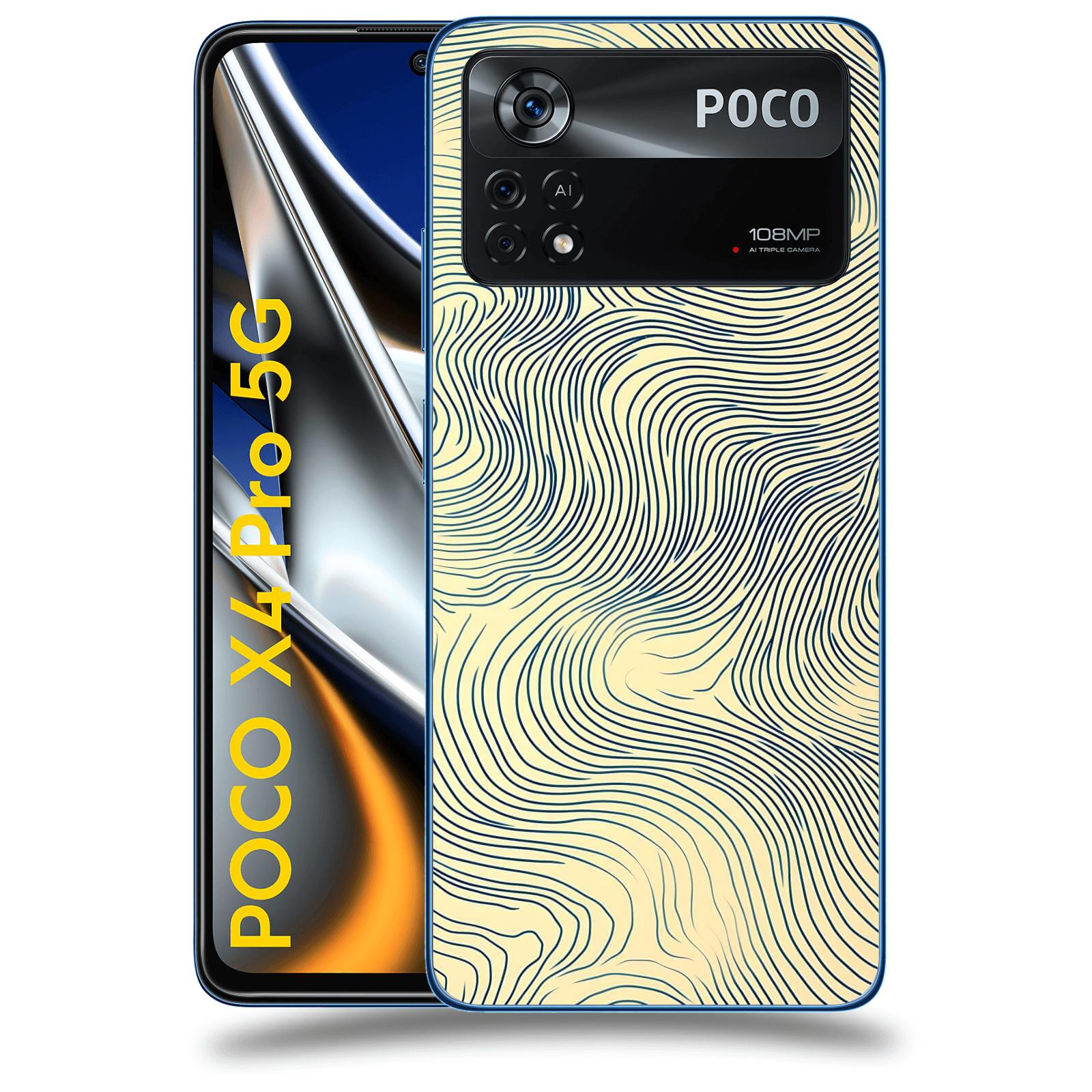 ACOVER Kryt na mobil Xiaomi Poco X4 Pro 5G - Dynamická textura