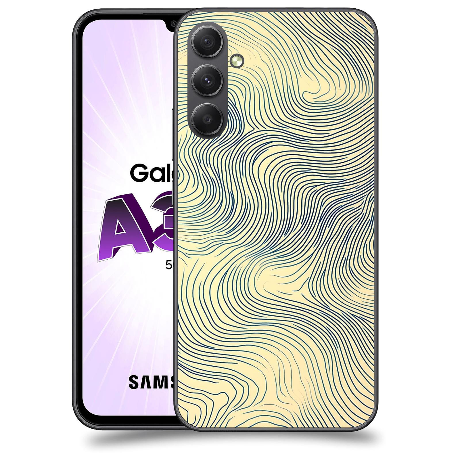 ACOVER Kryt na mobil Samsung Galaxy A34 - Dynamická textura
