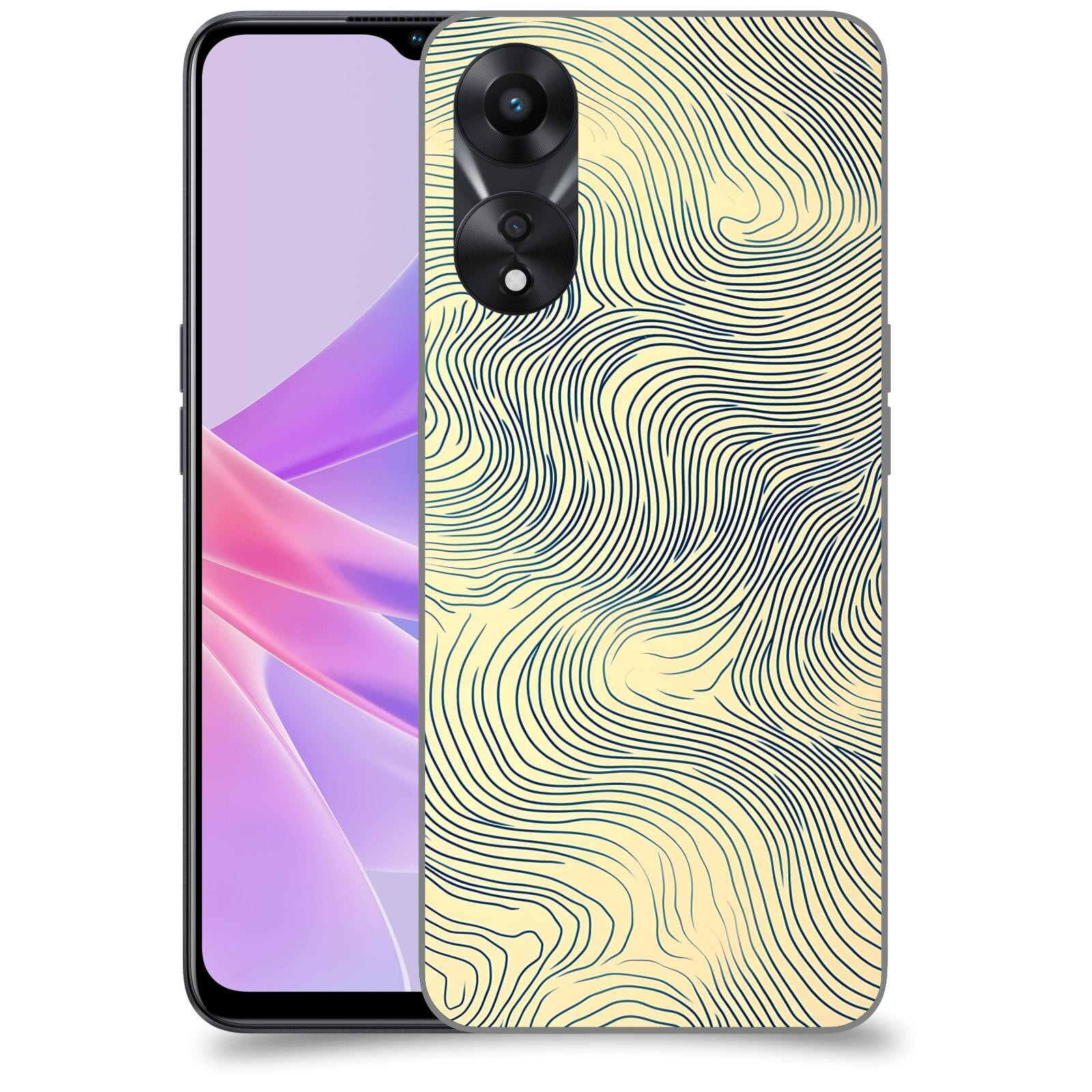 ACOVER Kryt na mobil OPPO A78 5G - Dynamická textura