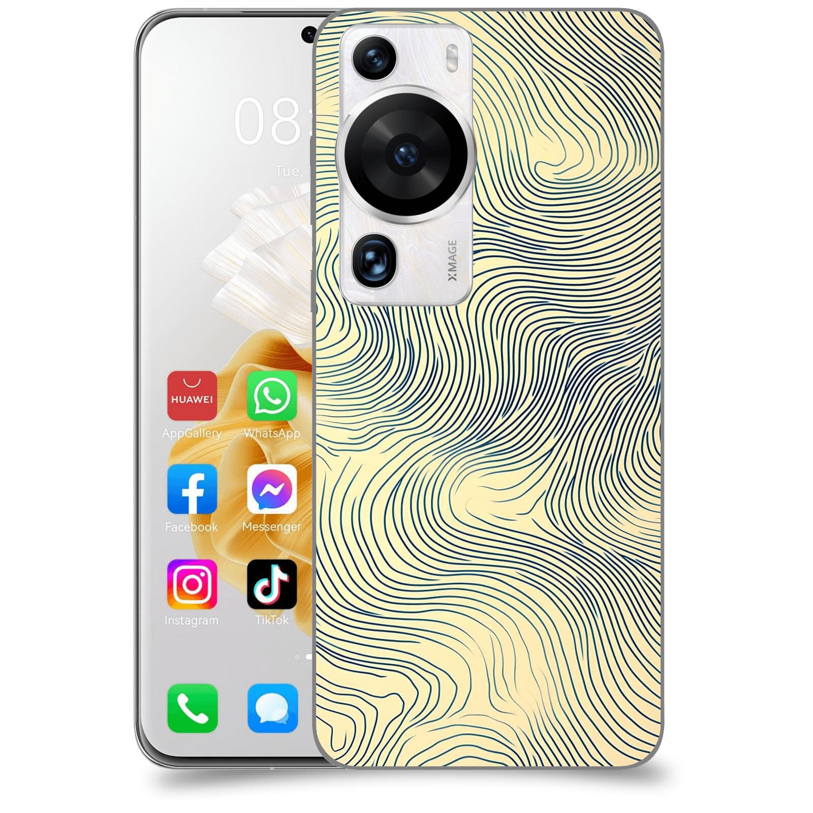 ACOVER Kryt na mobil Huawei P60 Pro - Dynamická textura