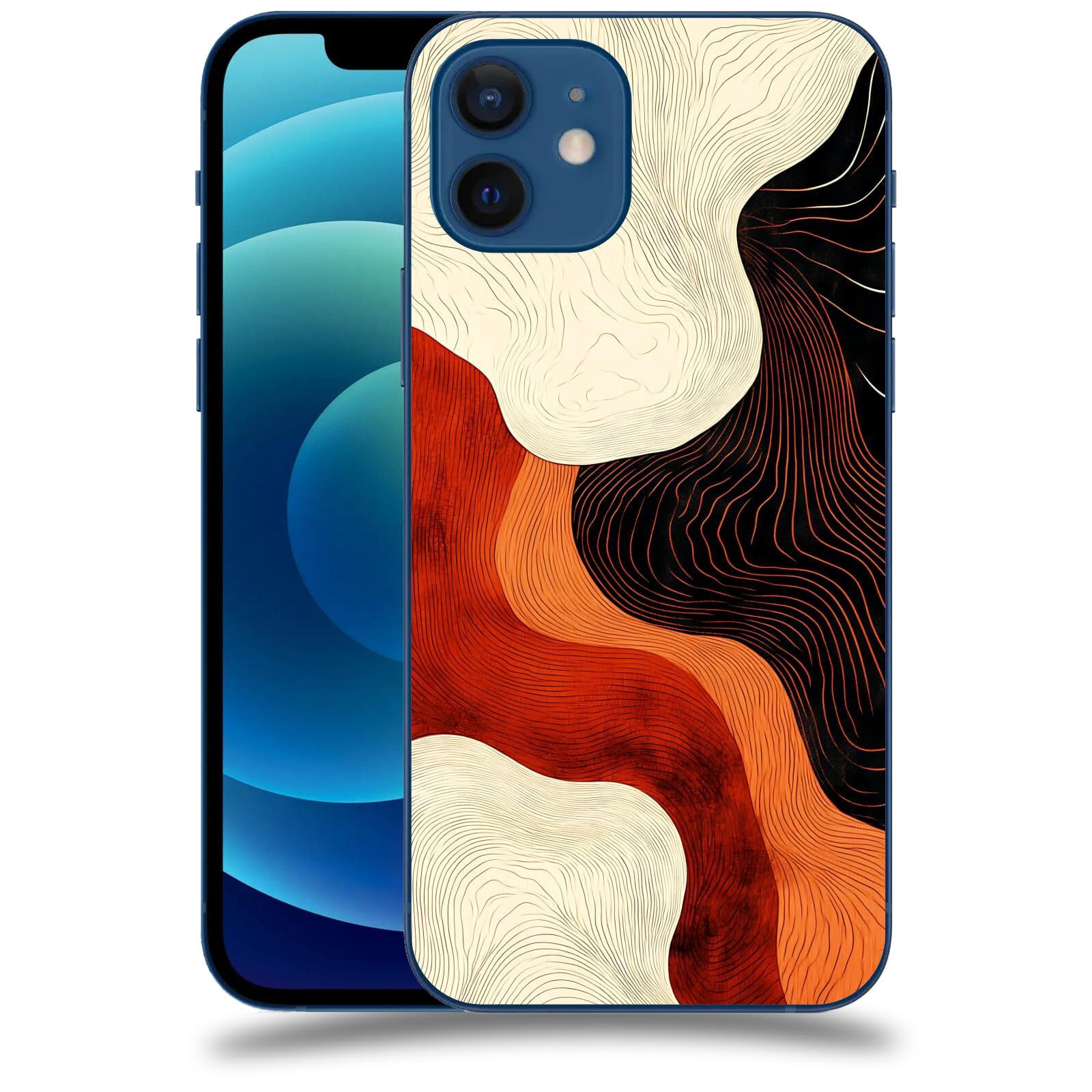 ACOVER Kryt na mobil Apple iPhone 12 - Dřevěná harmonie