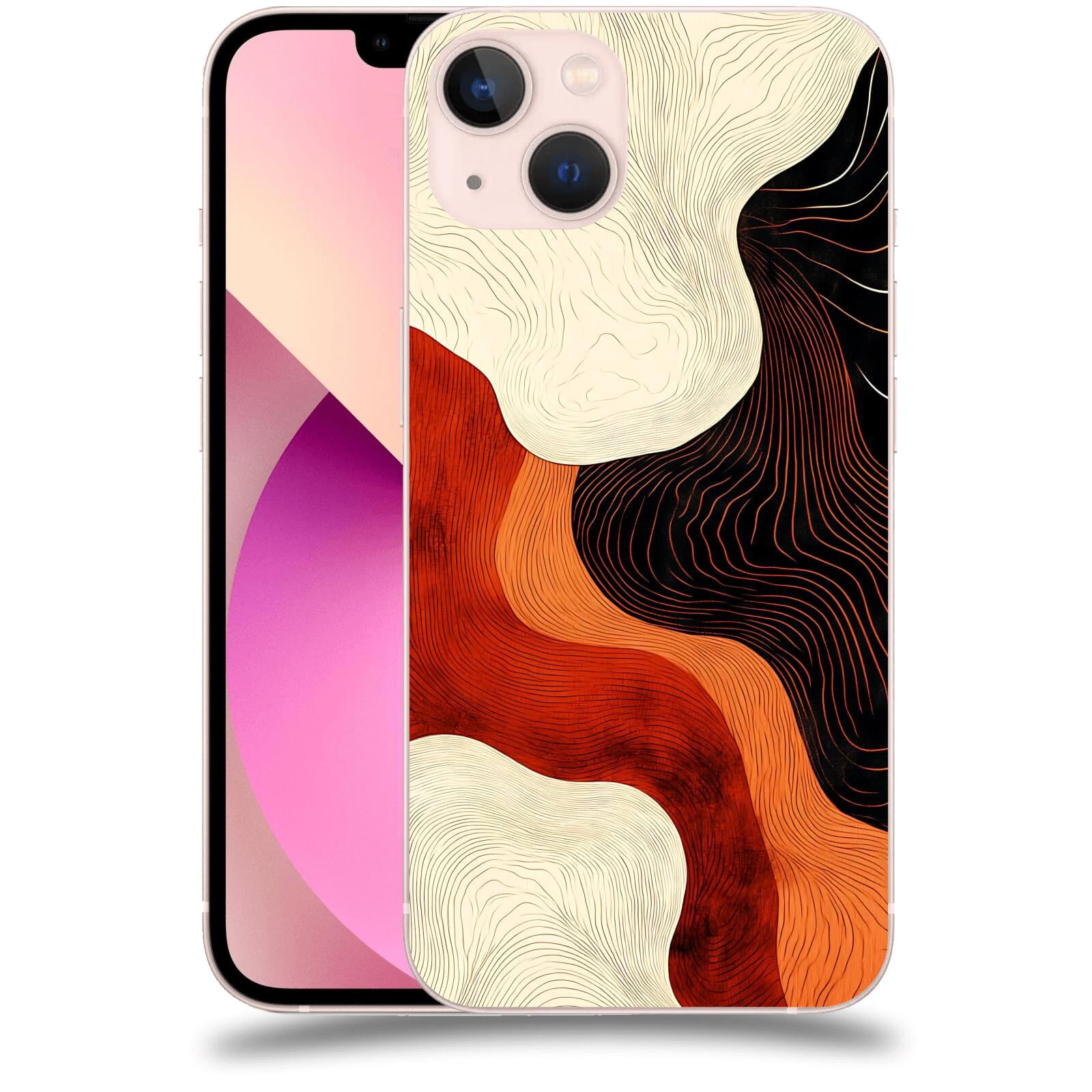 ACOVER Kryt na mobil Apple iPhone 13 - Dřevěná harmonie