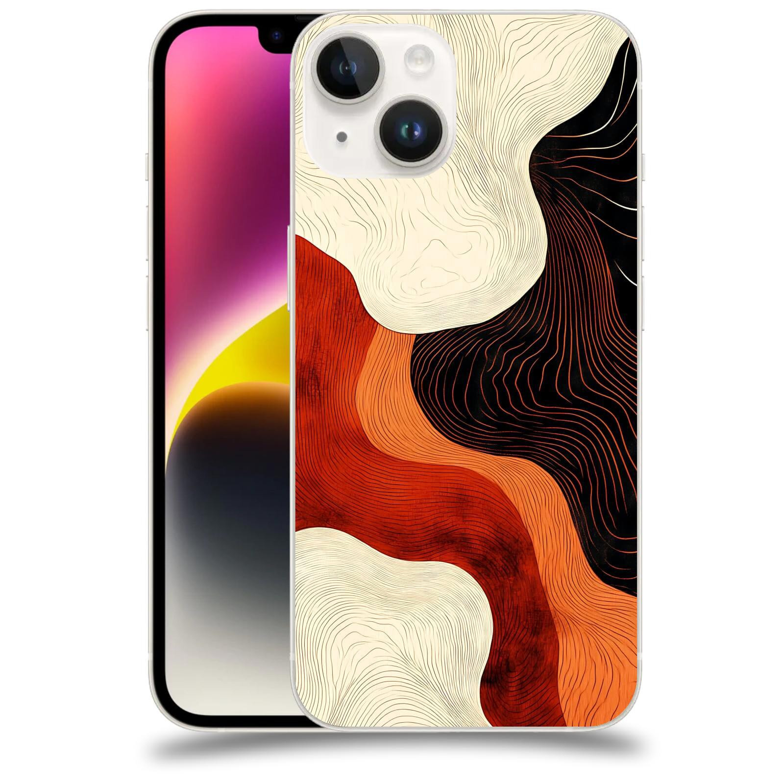 ACOVER Kryt na mobil Apple iPhone 14 - Dřevěná harmonie