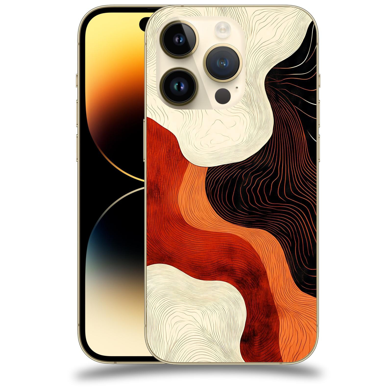 ACOVER Kryt na mobil Apple iPhone 14 Pro - Dřevěná harmonie