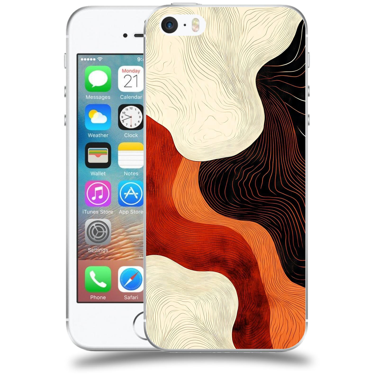 ACOVER Kryt na mobil Apple iPhone 5/5S/SE - Dřevěná harmonie