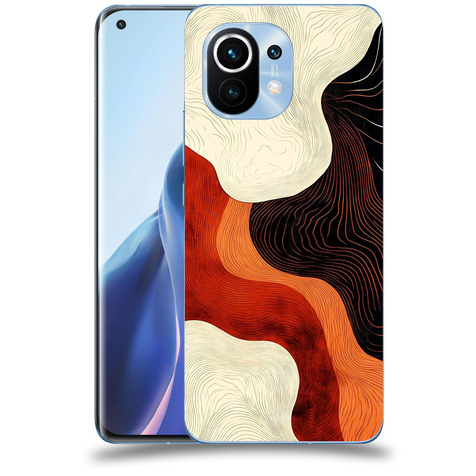 ACOVER Kryt na mobil Xiaomi Mi 11 - Dřevěná harmonie