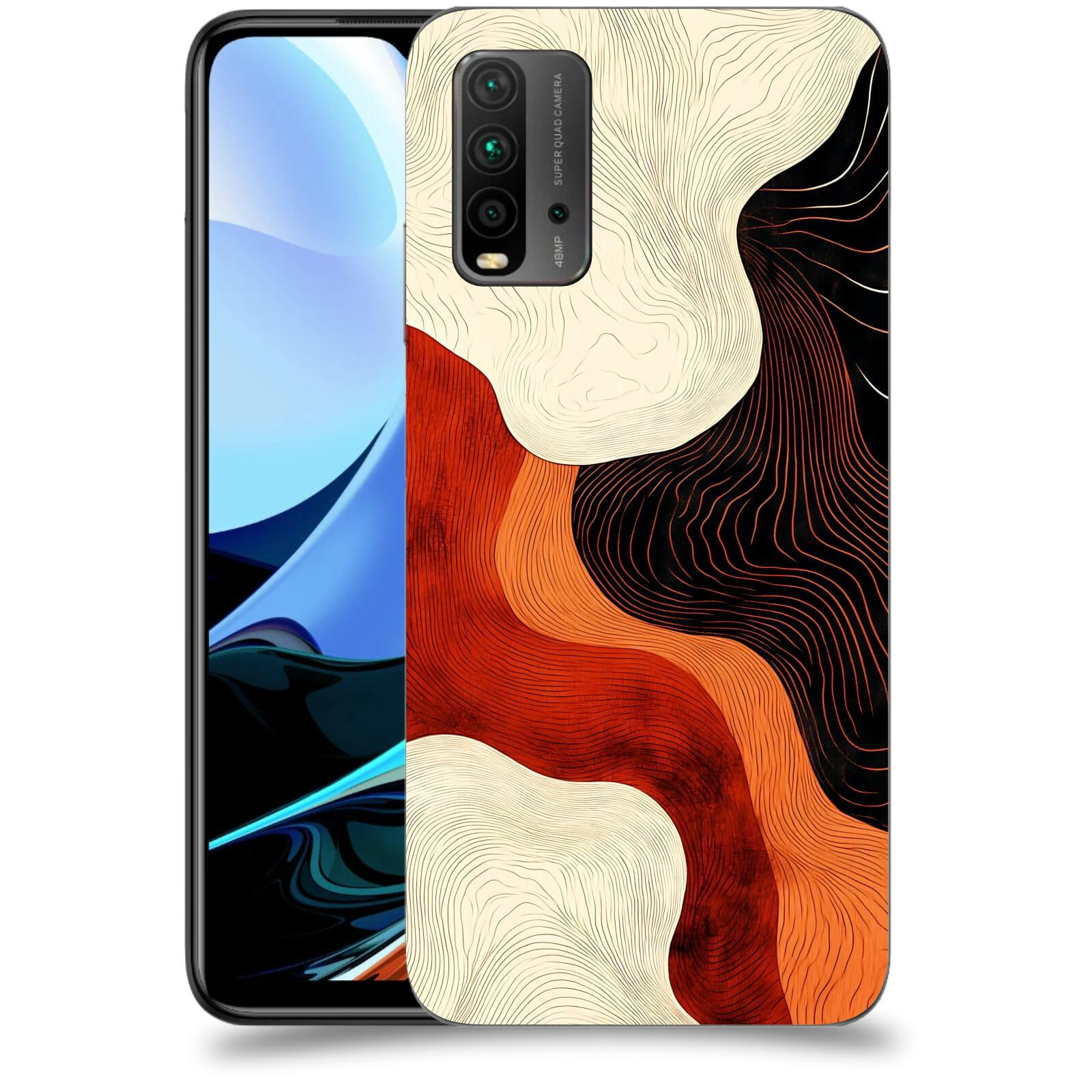 ACOVER Kryt na mobil Xiaomi Redmi 9T - Dřevěná harmonie
