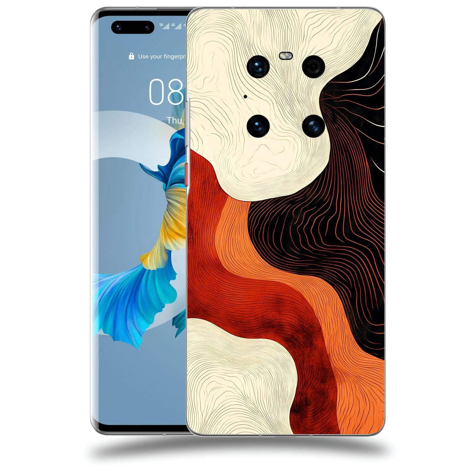 ACOVER Kryt na mobil Huawei Mate 40 Pro - Dřevěná harmonie