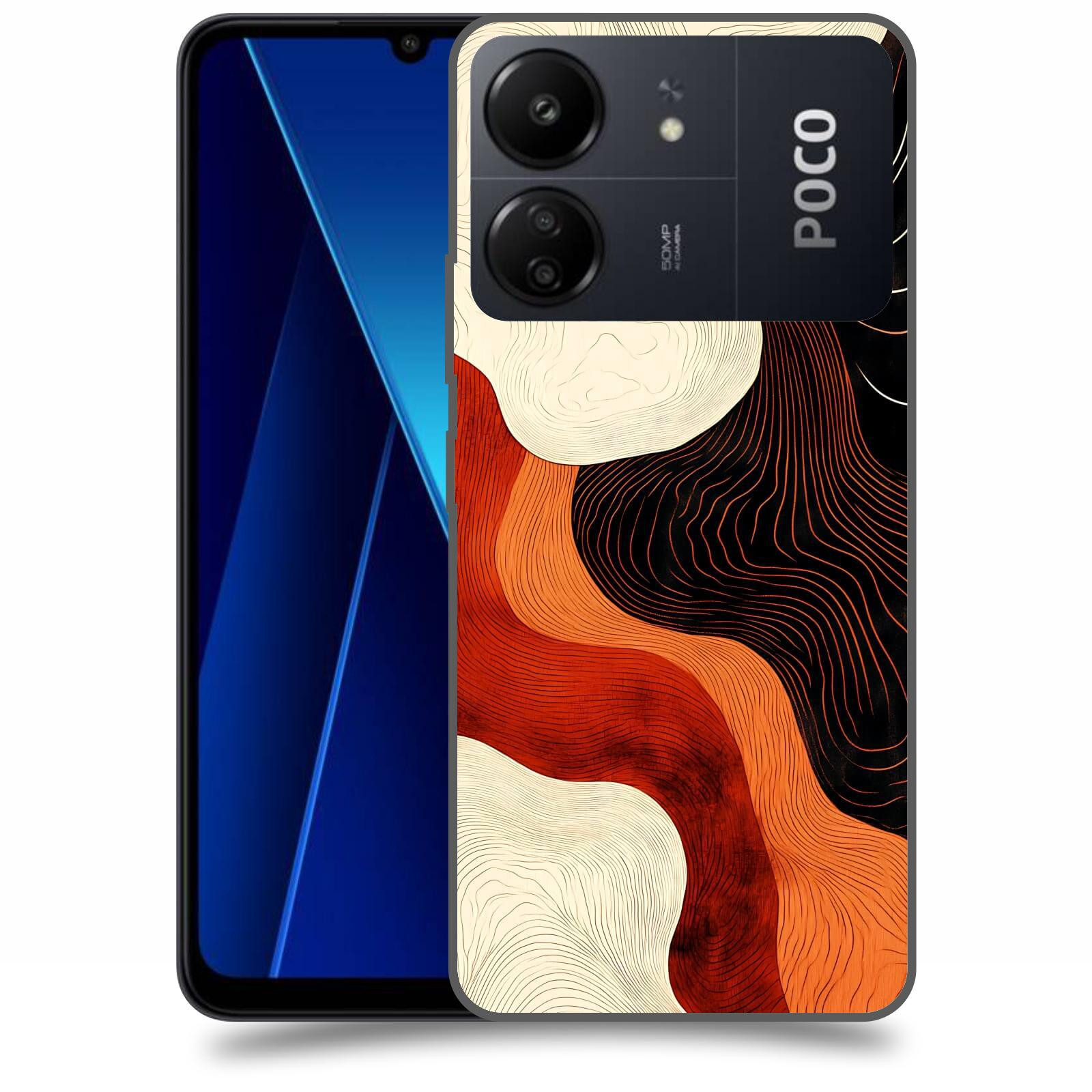 ACOVER Kryt na mobil Poco C65 - Dřevěná harmonie